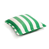 Swatch for The Euro Throw Pillow - Crew Canyon Green Stripe