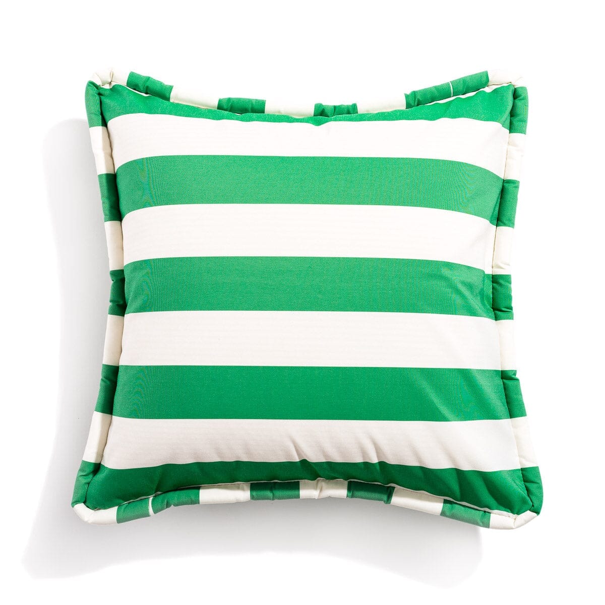 The Euro Throw Pillow - Crew Canyon Green Stripe Euro Throw Pillow Business & Pleasure Co.