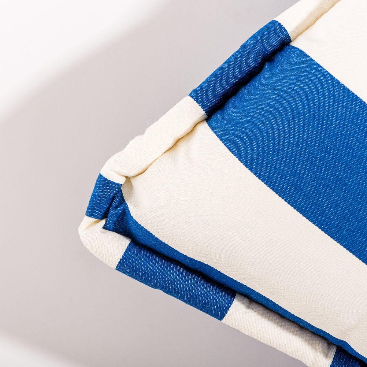 The Euro Throw Pillow - Crew Mediterranean Blue Stripe Euro Throw Pillow Business & Pleasure Co.