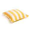 Swatch for The Euro Throw Pillow - Crew Mimosa Yellow Stripe