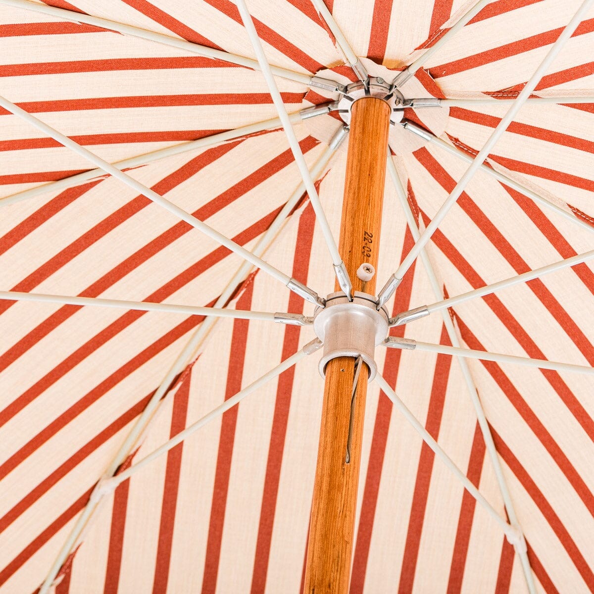 The Premium Beach Umbrella - Monaco Le Sirenuse Stripe Premium Beach Umbrella Business & Pleasure Co.