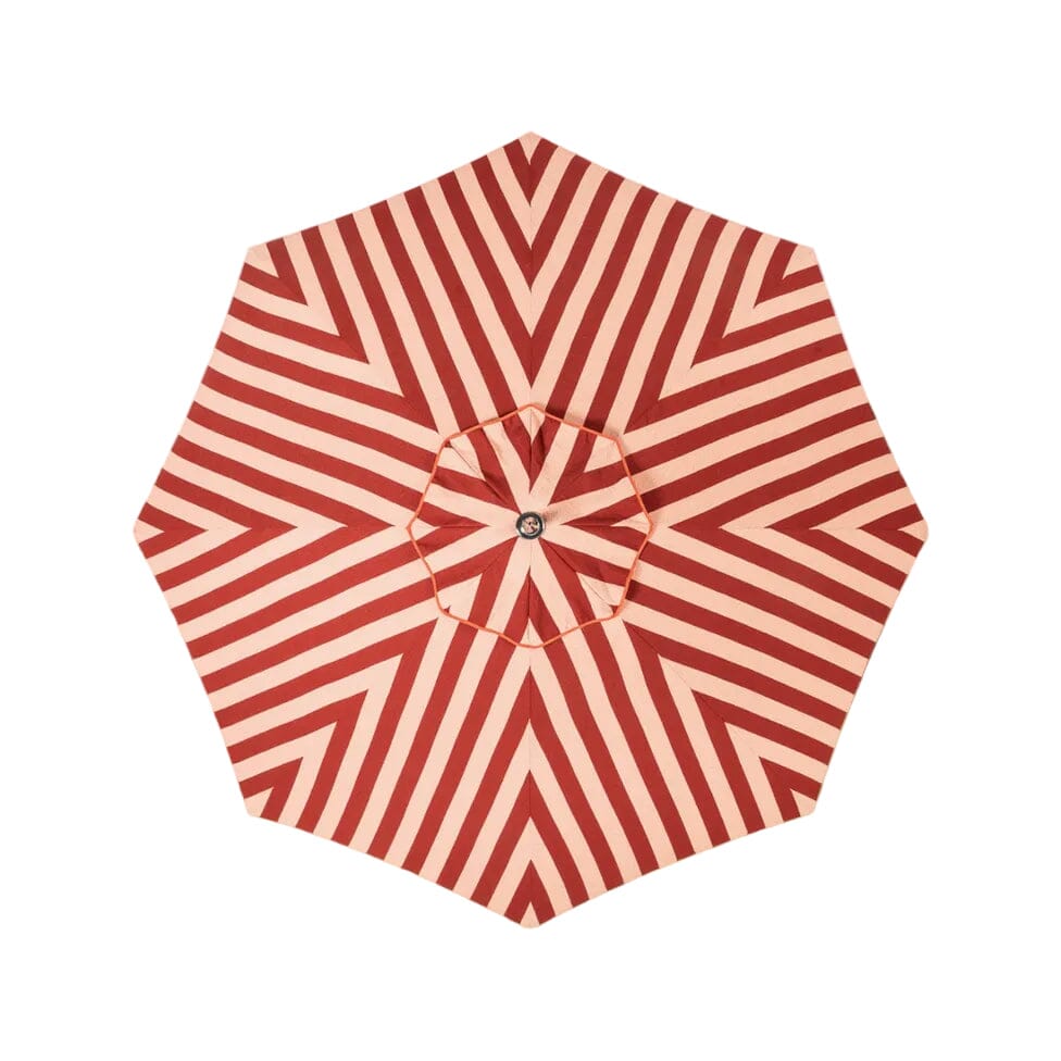 Product image of Resort Market Umbrella Canopy | Terry Terracotta Stripe Resort Market Umbrella Canopy Business & Pleasure Co Aus 8'