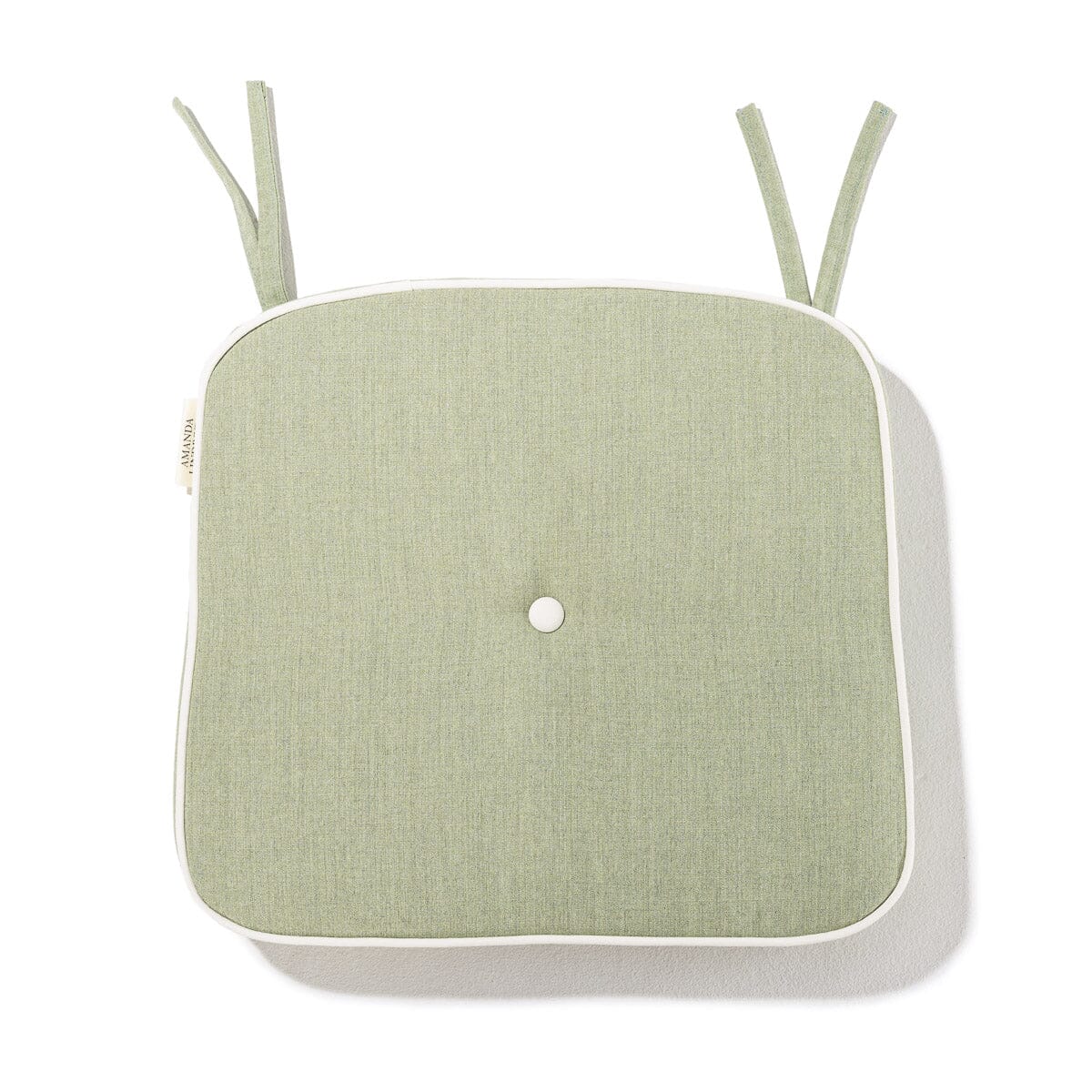 The Al Fresco Dining Chair & Cushion by Amanda Lindroth in Jade Green | Sage Green Frame Al Fresco Dining Chair Kit B&P by Amanda Lindroth