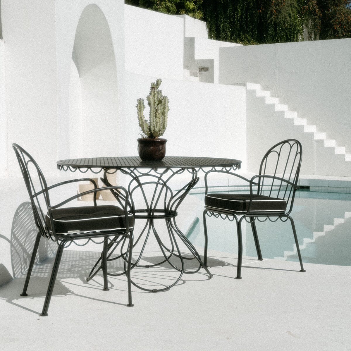 The Al Fresco Dining Chair - Vintage Black Al Fresco Dining Chair Business & Pleasure Co Aus