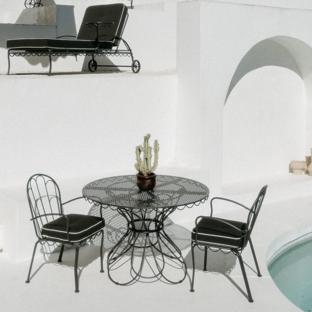The Al Fresco Dining Chair - Vintage Black Al Fresco Dining Chair Business & Pleasure Co Aus