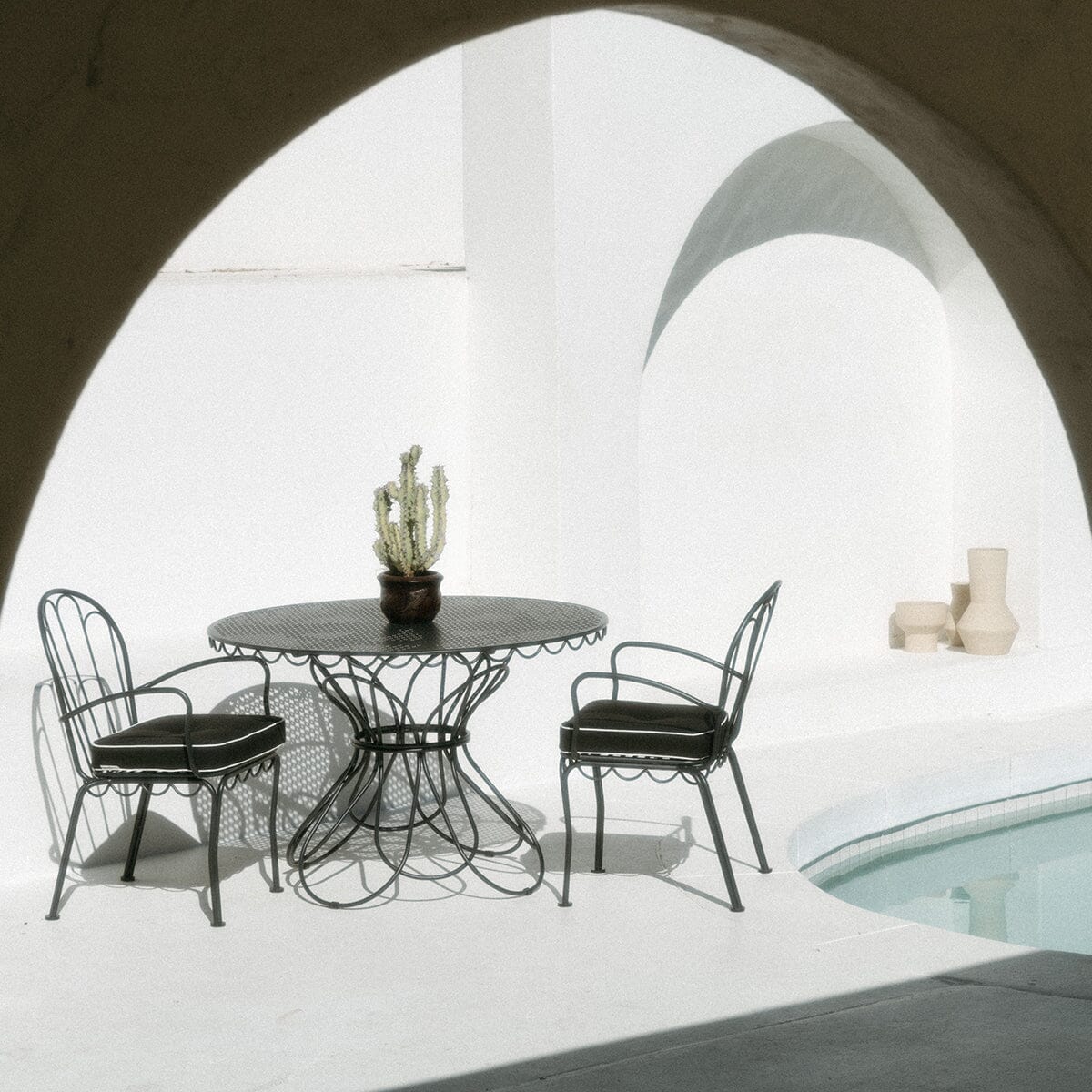 The Al Fresco Dining Chair - Vintage Black Al Fresco Dining Chair Business & Pleasure Co Aus