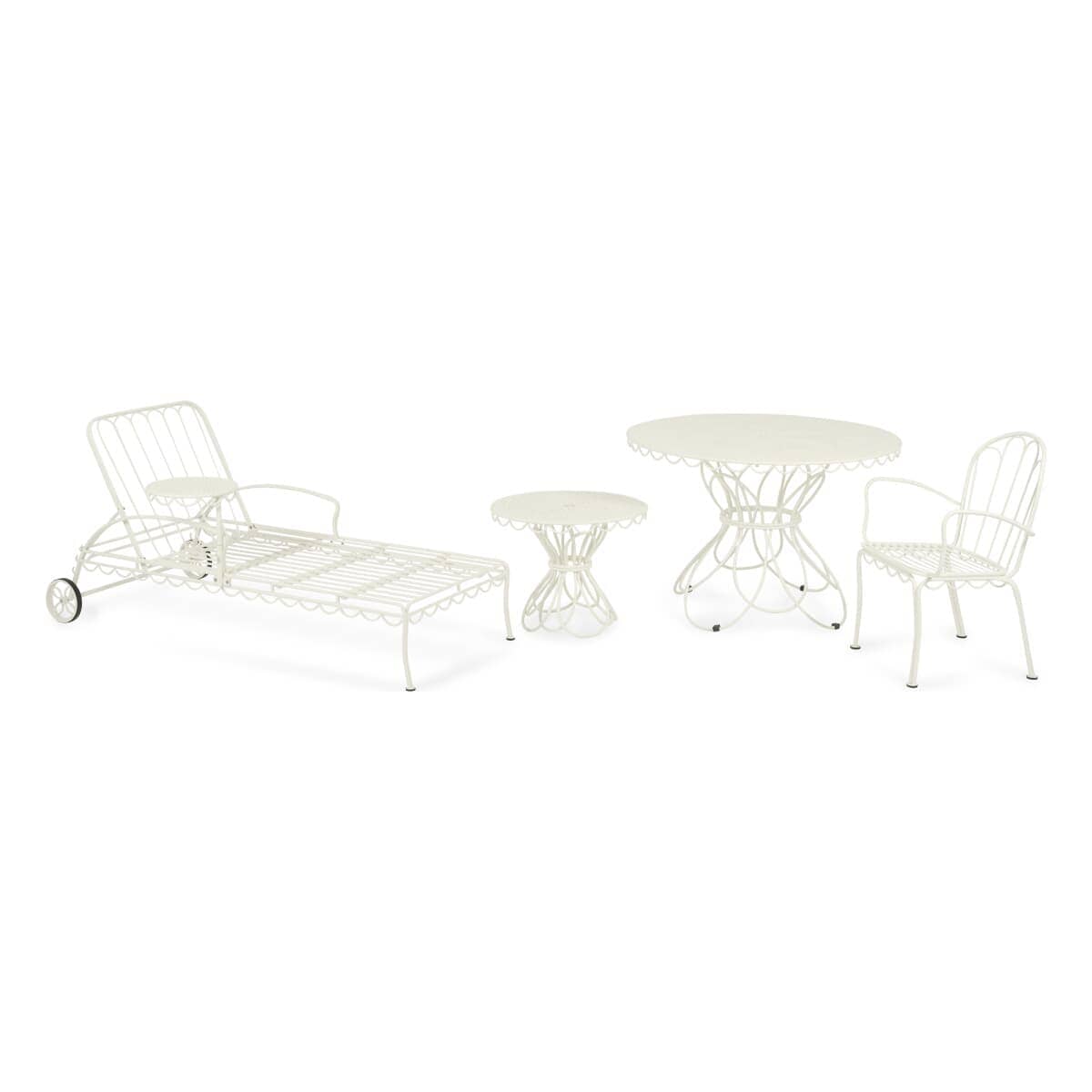 The Al Fresco Sun Lounger - Antique White Al Fresco Sun Lounger Business & Pleasure Co Aus