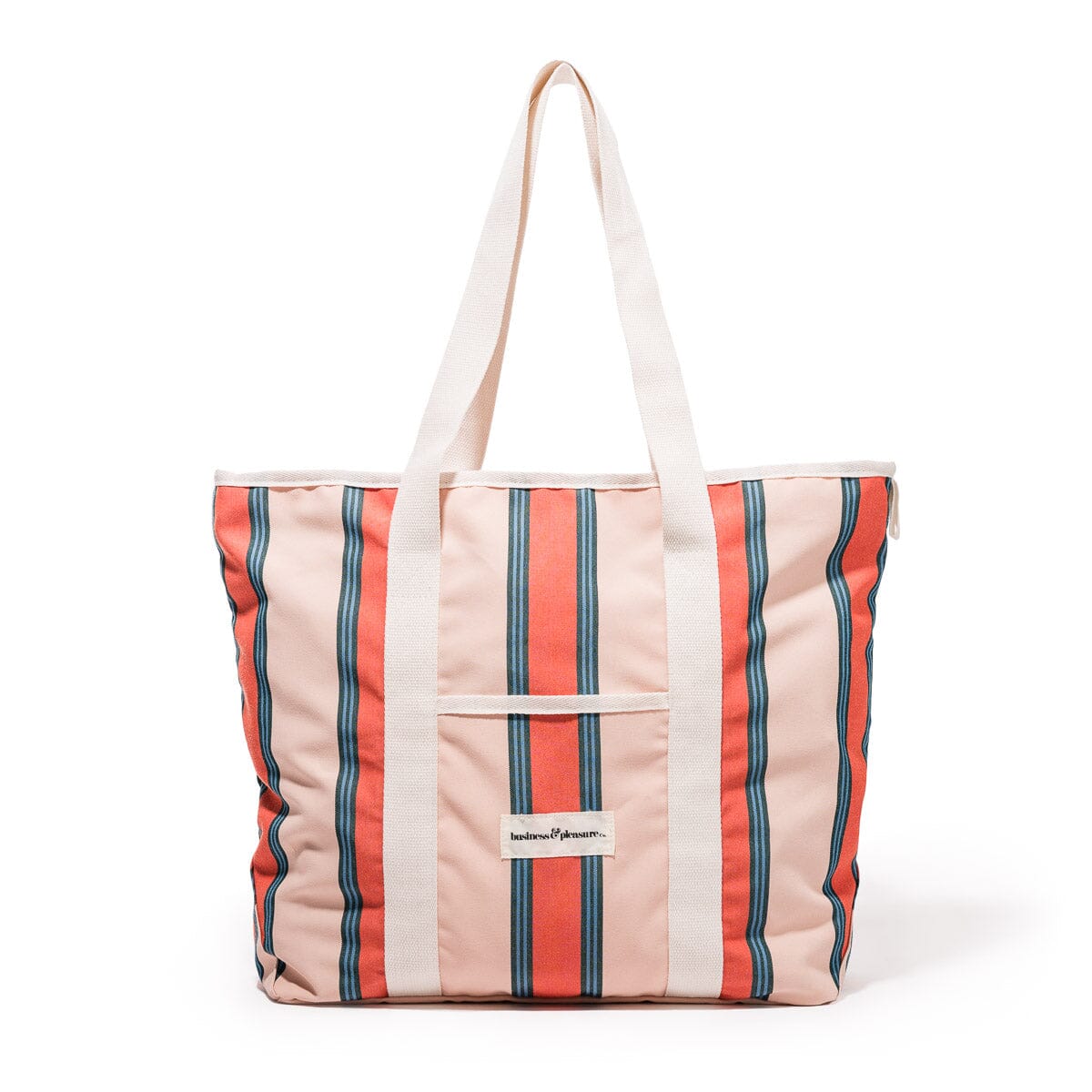 Product image of The Beach Bag - Bistro Dusty Pink Stripe Beach Bag Business & Pleasure Co Aus