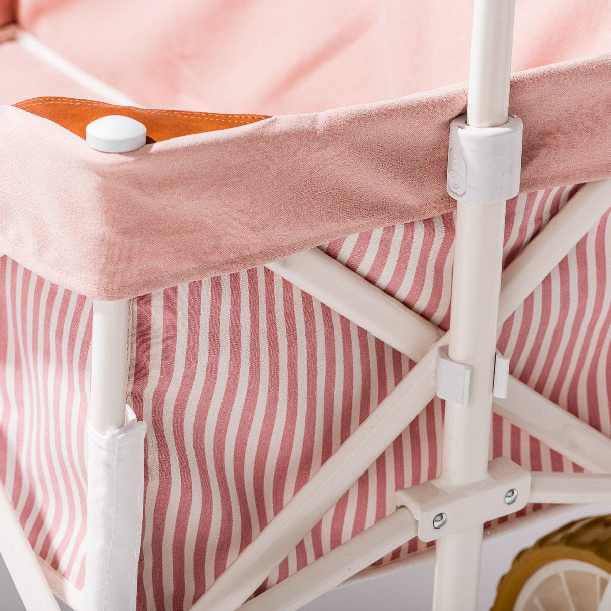 The Beach Cart - Lauren's Pink Stripe Beach Cart Business & Pleasure Co.