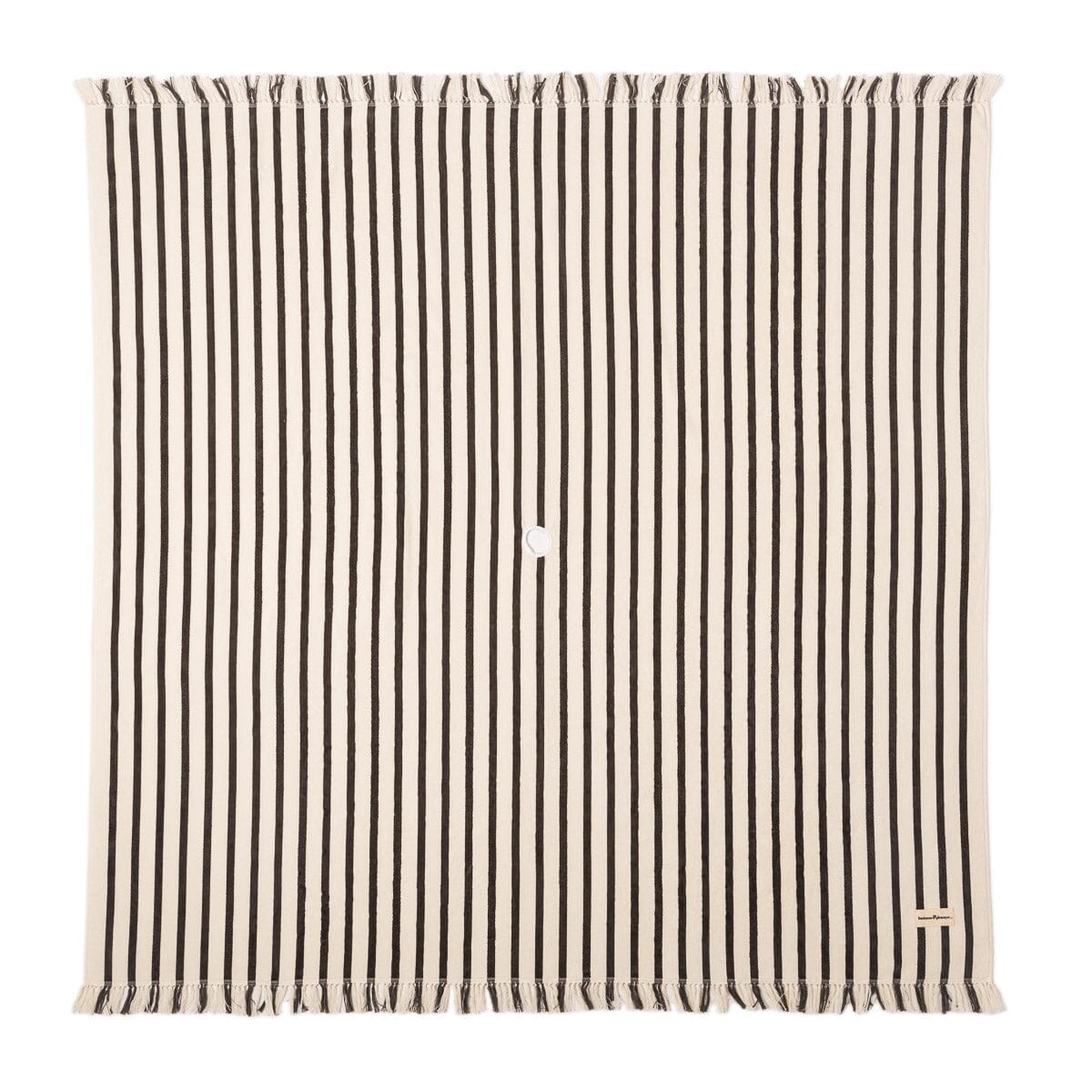 The Beach Blanket - Monaco Black Stripe Beach Blanket Business & Pleasure Co Aus 