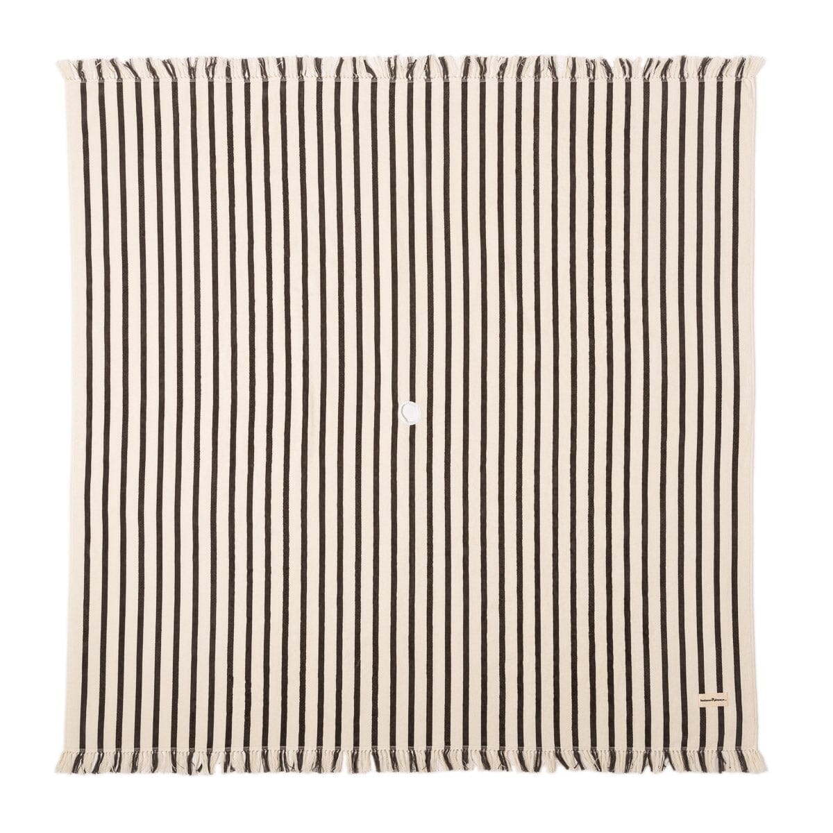 The Beach Blanket - Monaco Black Stripe Beach Blanket Business & Pleasure Co Aus