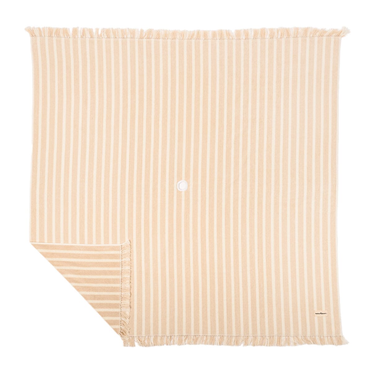 The Beach Blanket - Monaco Natural Stripe Beach Blanket Business & Pleasure Co Aus