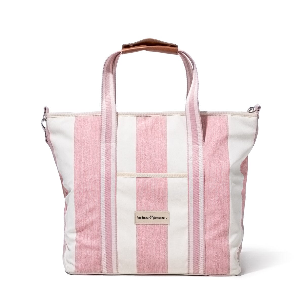 Product image of The Cooler Tote Bag - Crew Pink Stripe Cooler Tote Business & Pleasure Co Aus