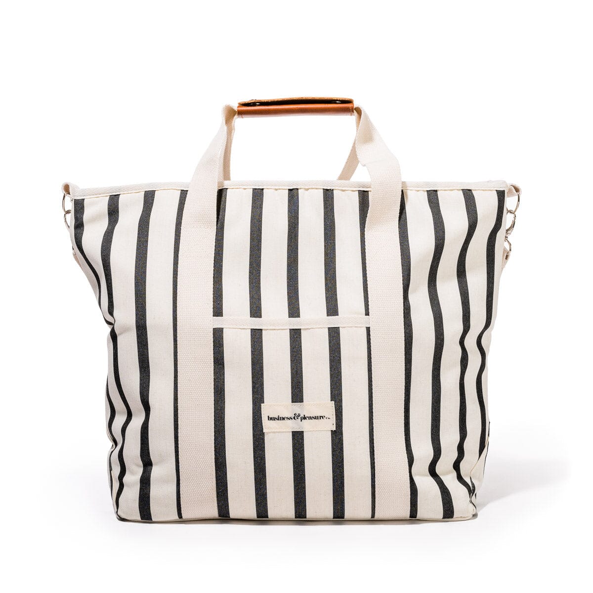 The Cooler Tote Bag - Monaco Black Stripe Cooler Tote Business & Pleasure Co Aus