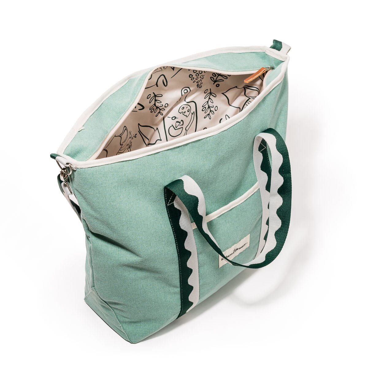 The Cooler Tote Bag - Rivie Green Cooler Tote Business & Pleasure Co Aus