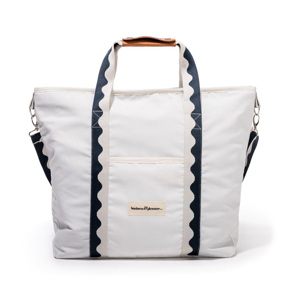 The Cooler Tote Bag - Rivie White Cooler Tote Business & Pleasure Co Aus
