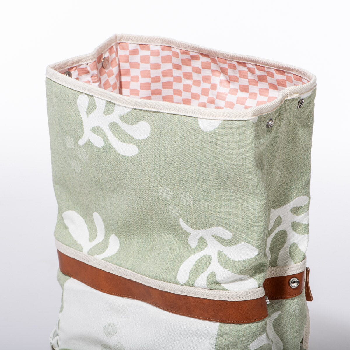 The Backpack Cooler - Benoît Jade Green Jacquard Backpack Cooler Business & Pleasure Co.