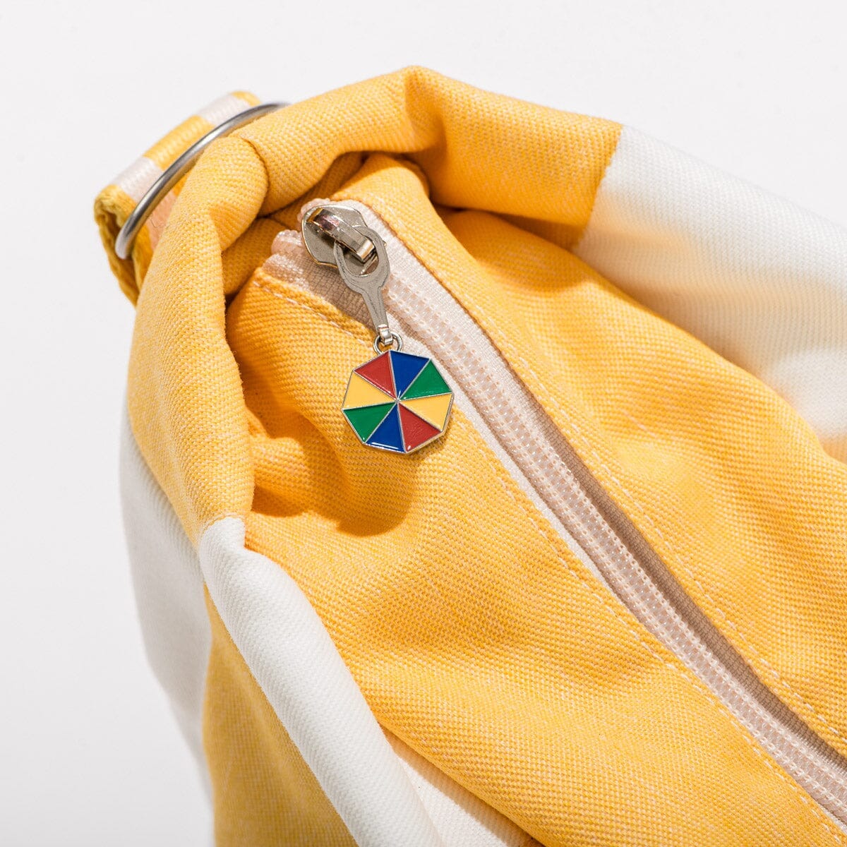 The Cloud Cooler Tote Bag - Crew Mimosa Yellow Stripe Cloud Cooler Tote Bag Business & Pleasure Co.