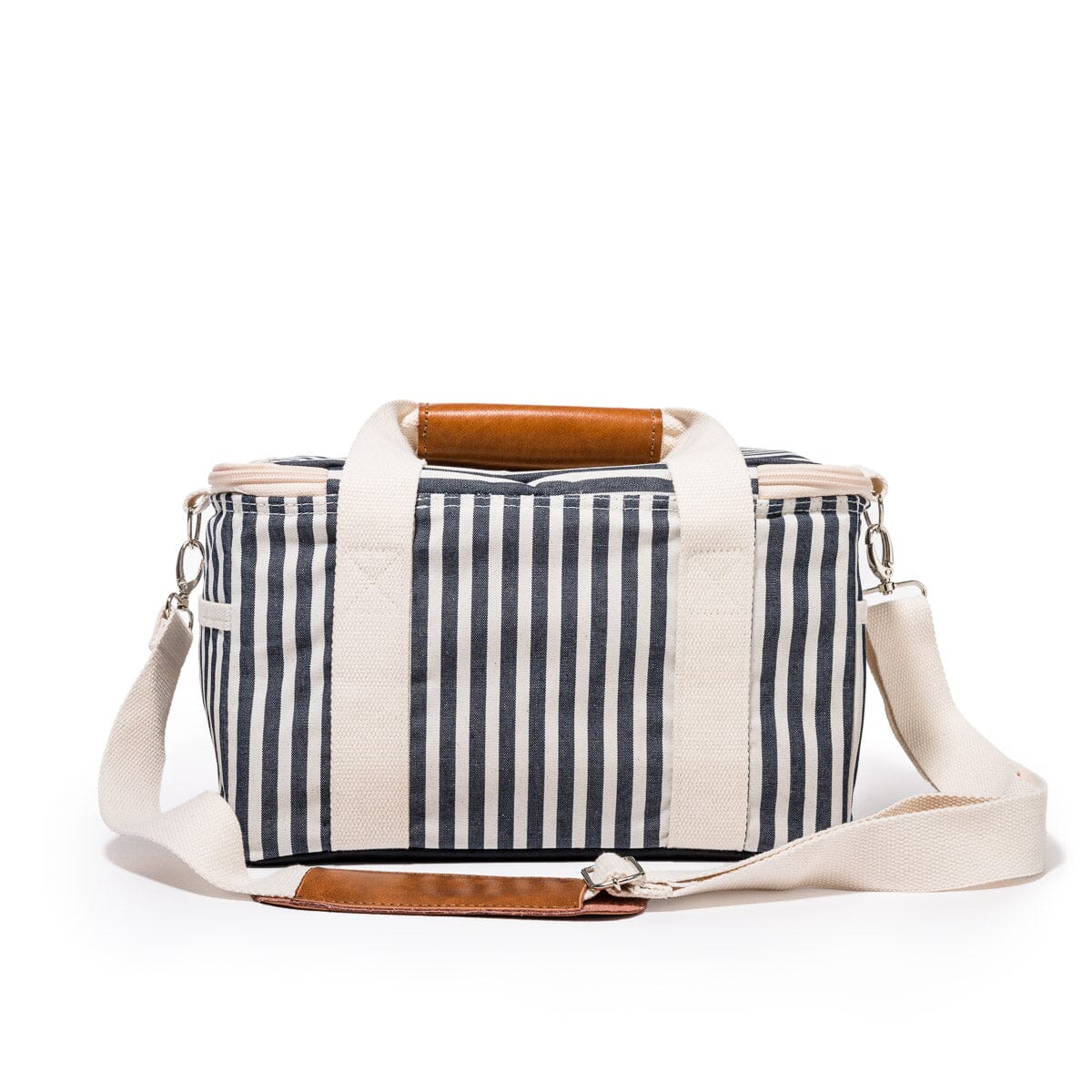 The Premium Cooler Bag - Lauren's Navy Stripe Premium Cooler Bag Business & Pleasure Co