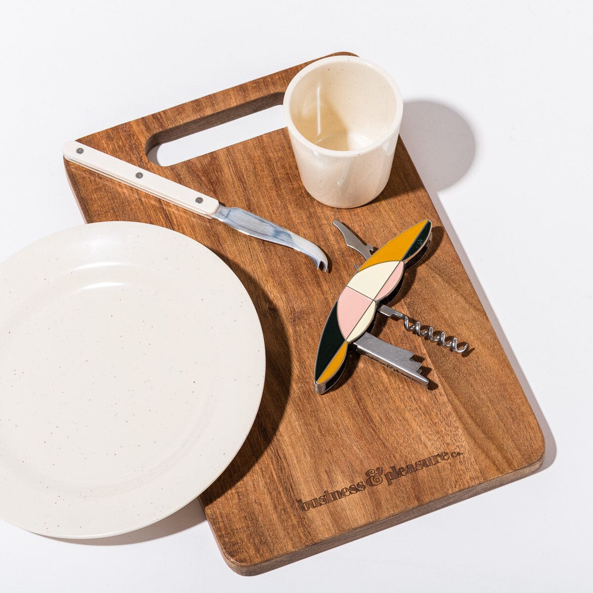 The Picnic Set x Julia Berolzheimer in Green Stripes Picnic Set B&P Co. x Julia Berolzheimer