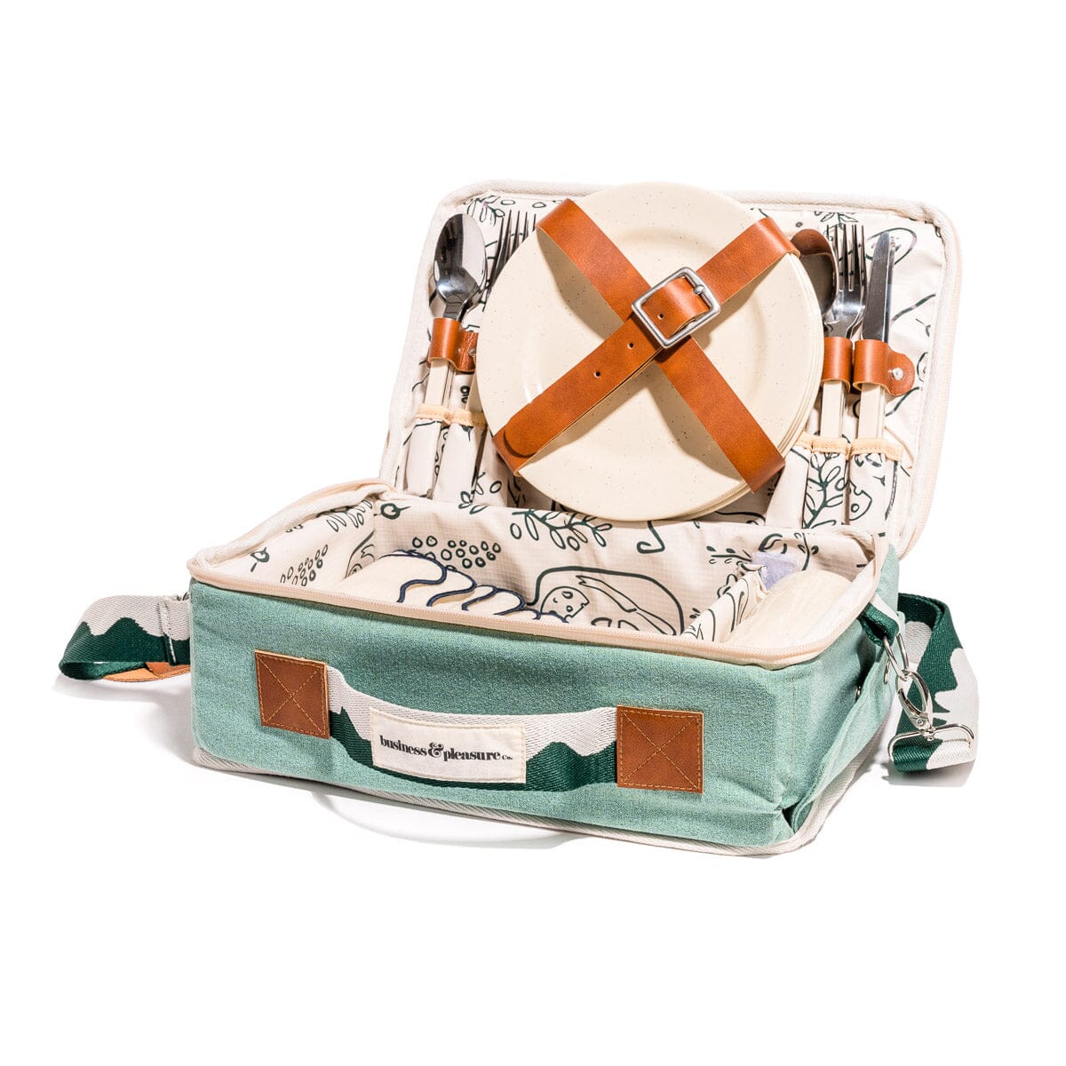 The Picnic Set - Rivie Green Picnic Set Business & Pleasure Co Aus