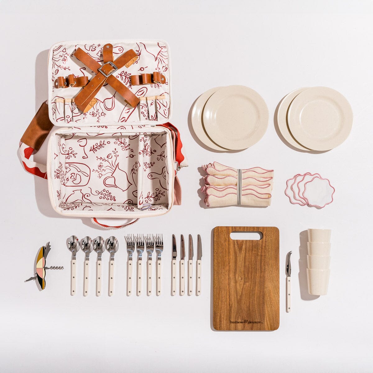 The Picnic Set - Rivie Pink Picnic Set Business & Pleasure Co Aus