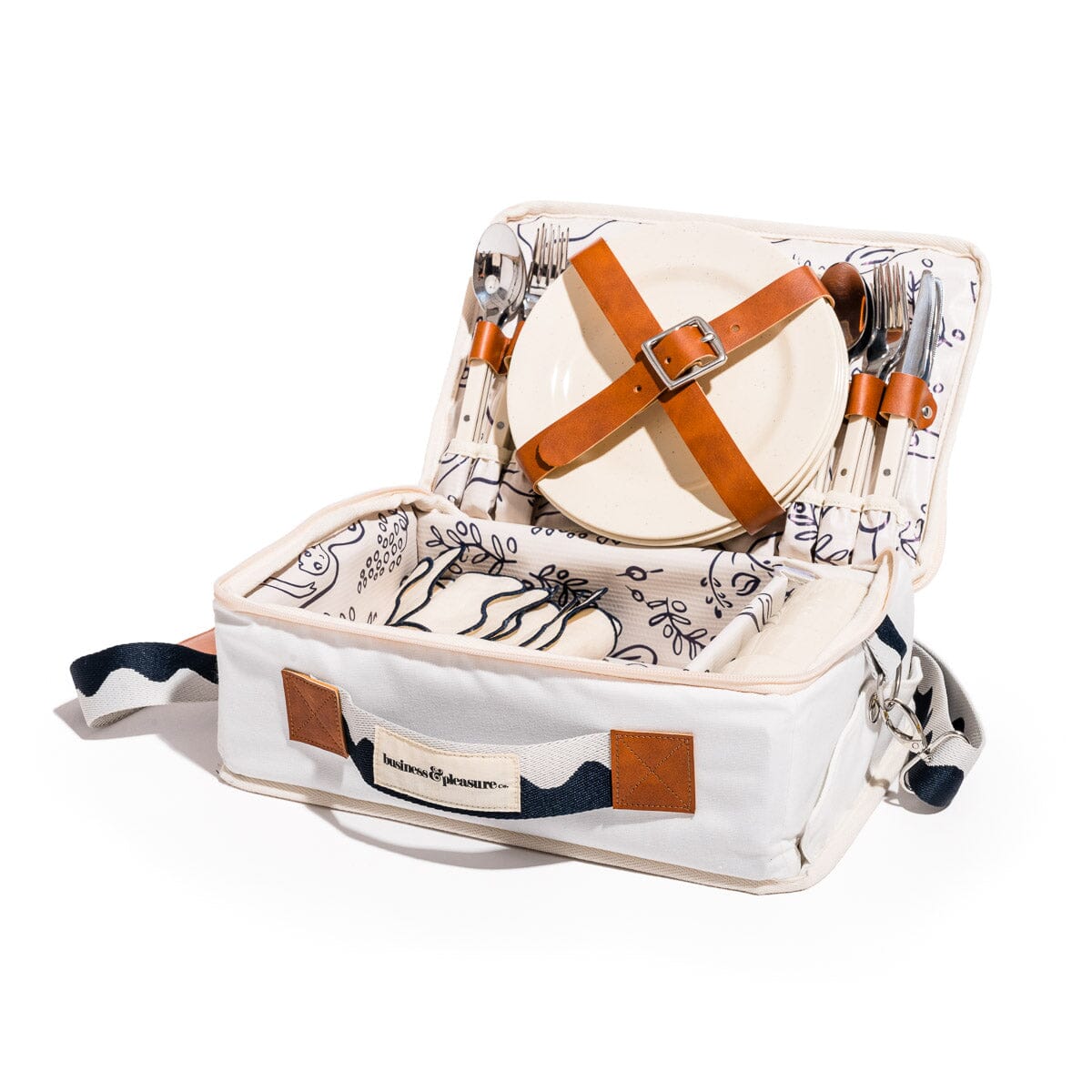 The Picnic Set - Rivie White Picnic Set Business & Pleasure Co Aus