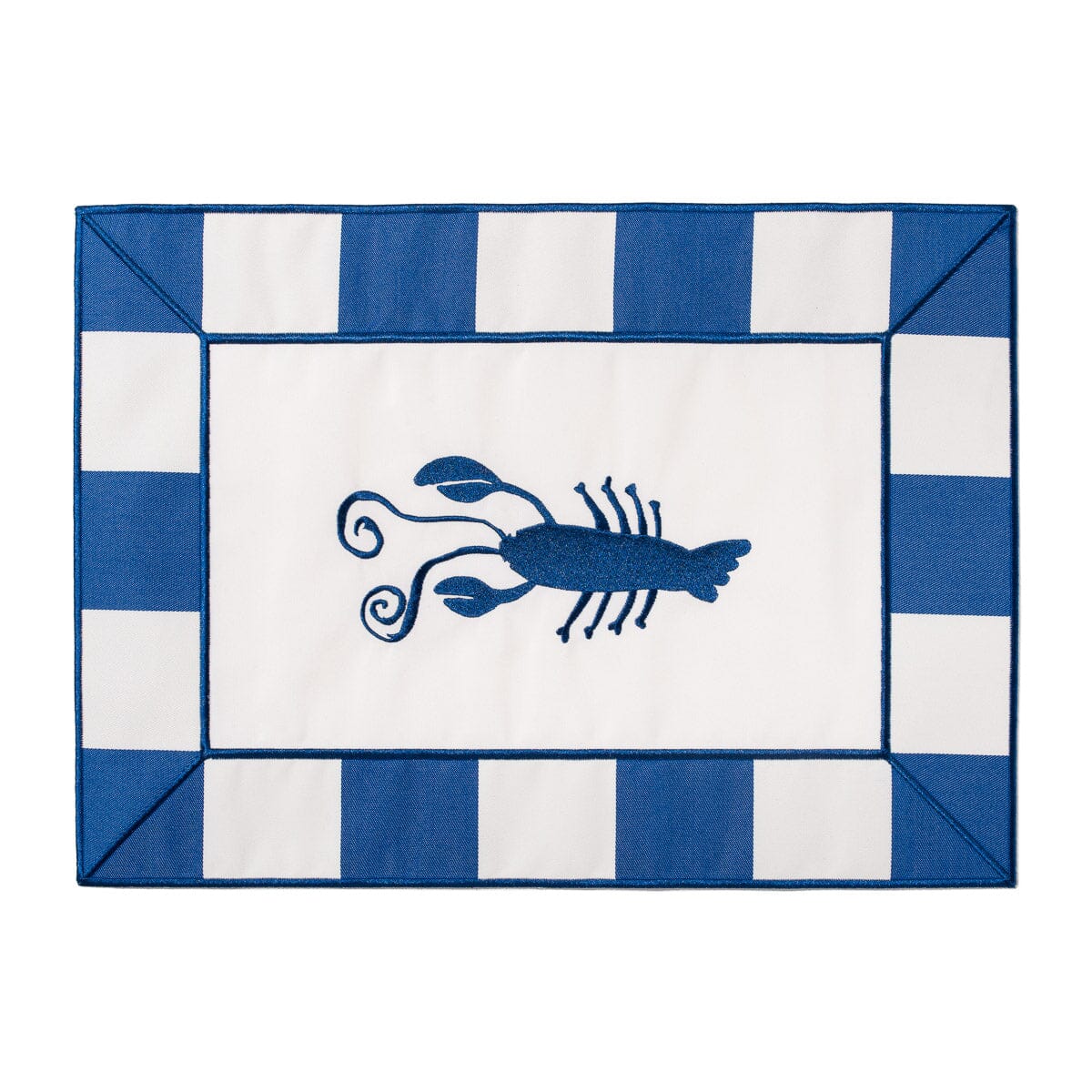 The Placemat - Crew Mediterranean Blue Stripe Placemat Business & Pleasure Co.