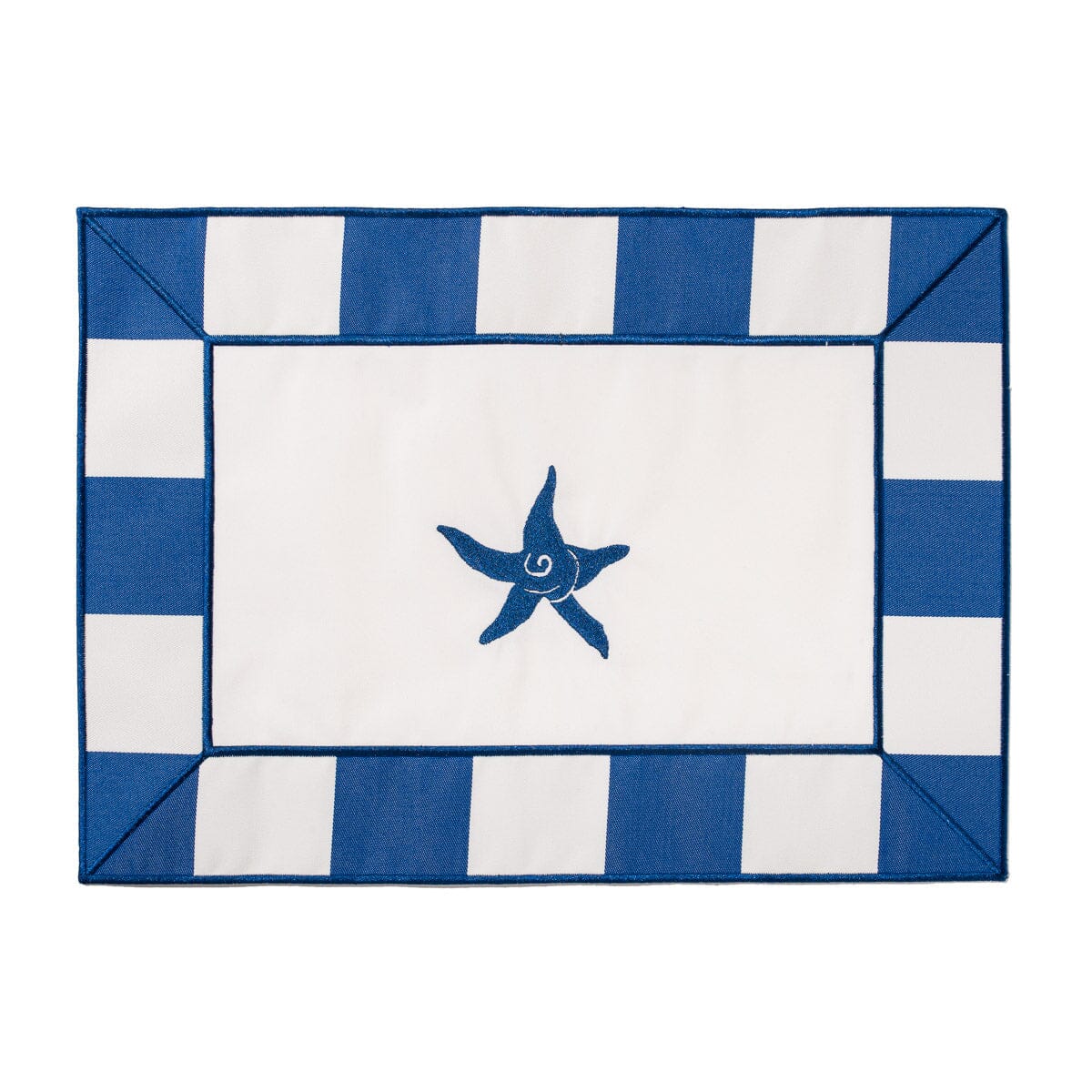 The Placemat - Crew Mediterranean Blue Stripe Placemat Business & Pleasure Co.