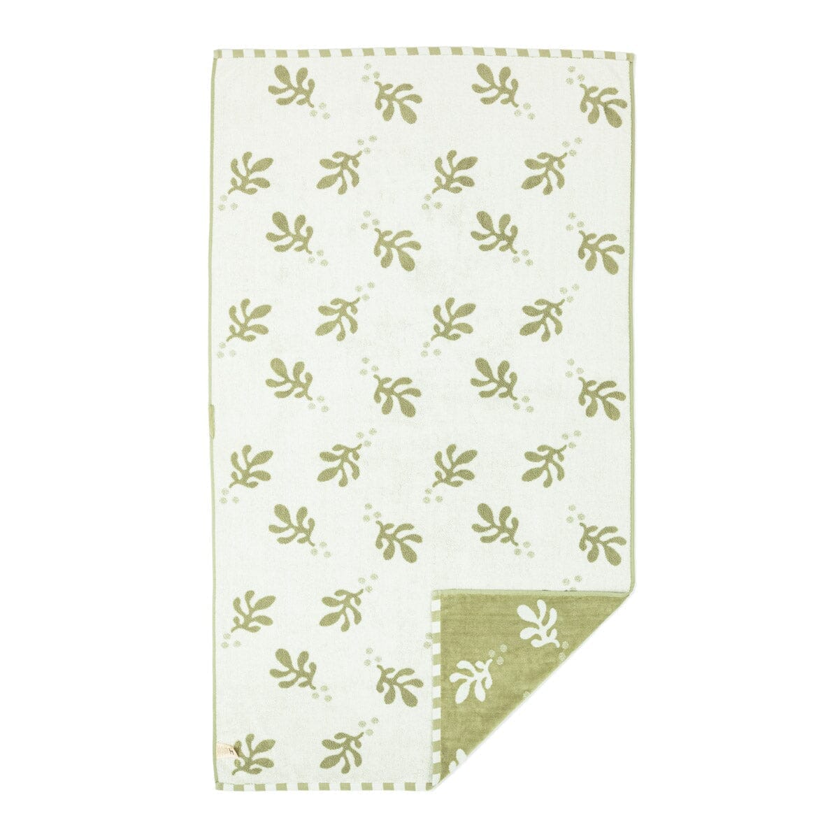 The Beach Towel - Benoît Jade Green Jacquard Beach Towel Business & Pleasure Co Aus