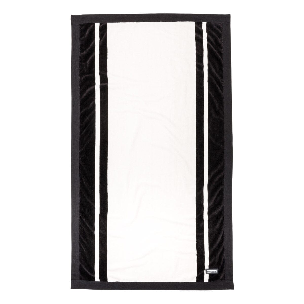 The Beach Towel - Coco Republic - Black White Beach Towel Business & Pleasure Co