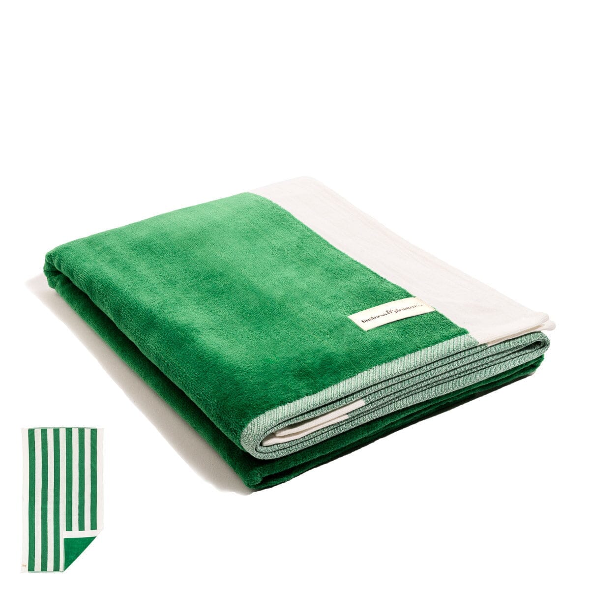 Product image of The Beach Towel - Crew Canyon Green Stripe Beach Towel Business & Pleasure Co.