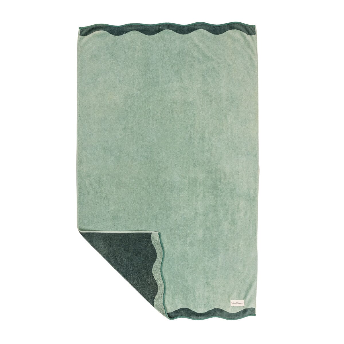 The Beach Towel - Rivie Green Beach Towel Business & Pleasure Co Aus