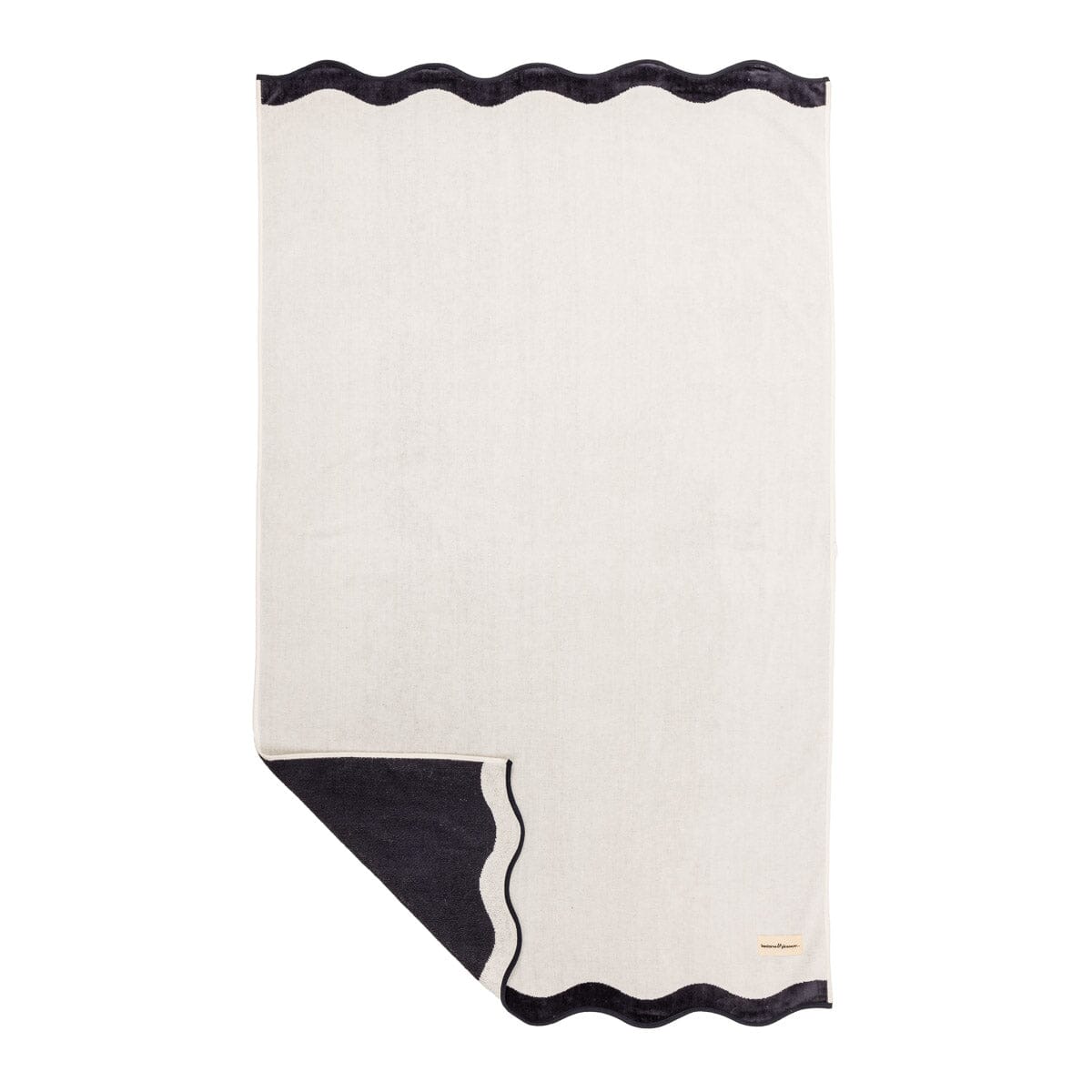 The Beach Towel - Rivie White Beach Towel Business & Pleasure Co Aus