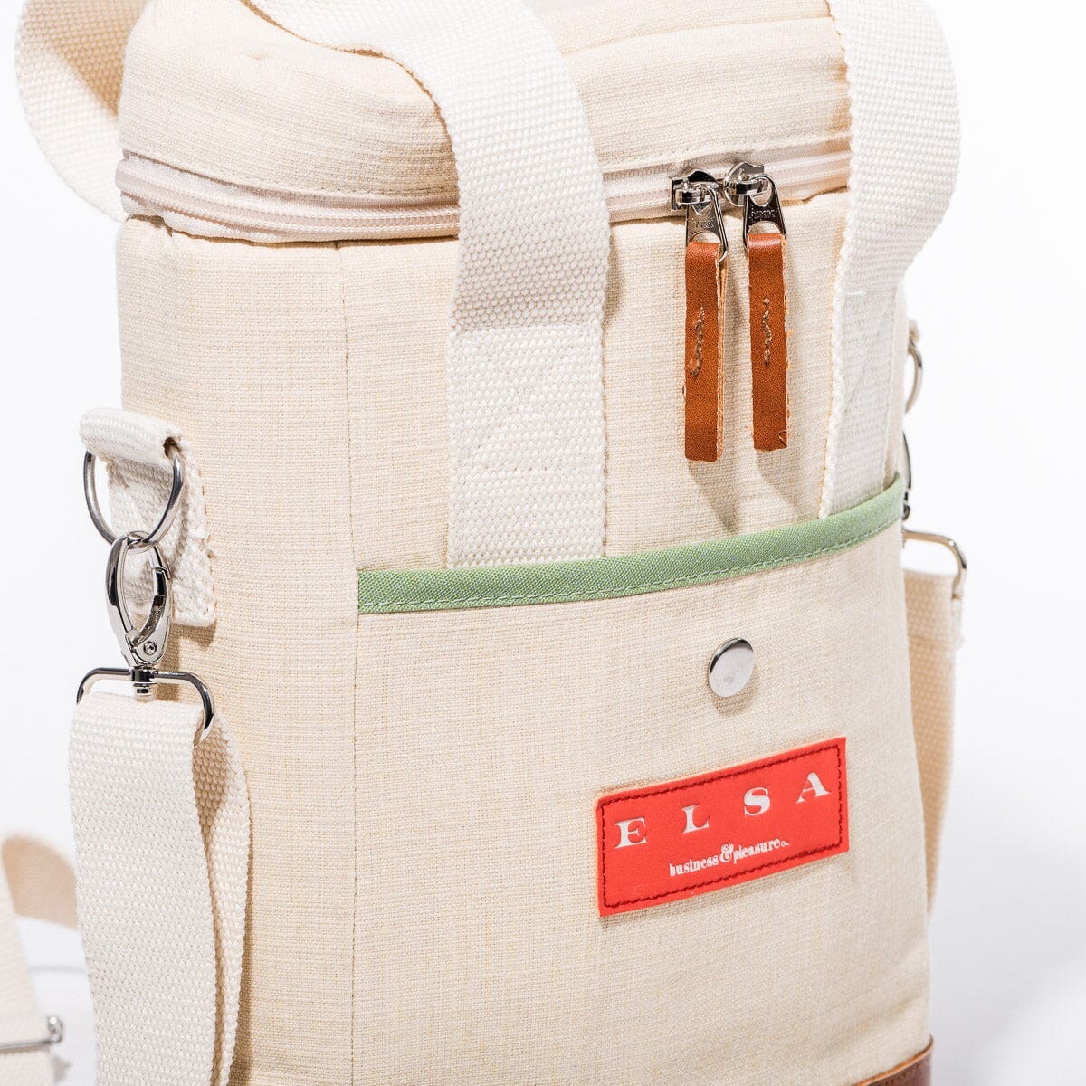The Wine Cooler Tote Bag - Elsa Cream Wine Cooler Tote Bag Business & Pleasure Co Aus