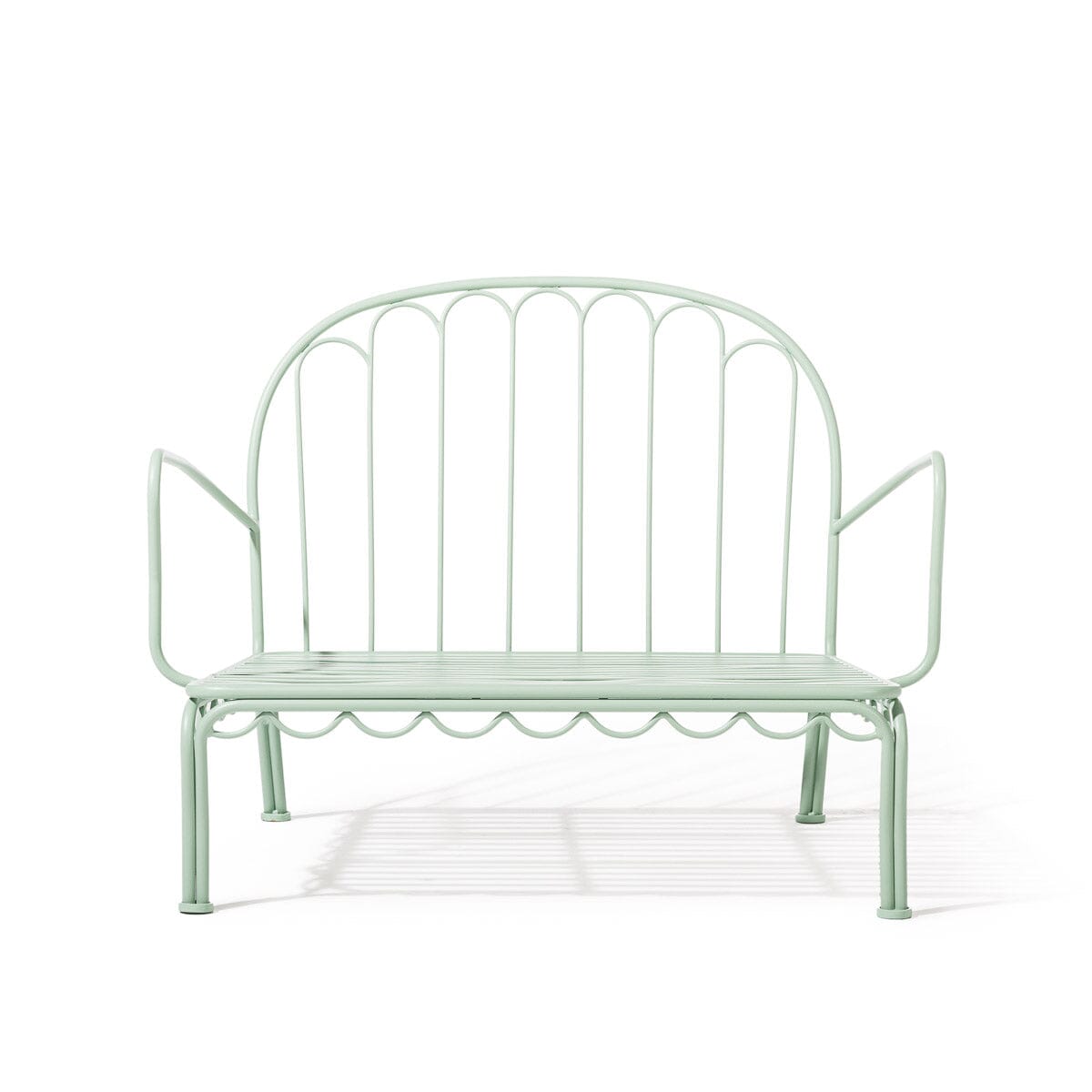 The Al Fresco Accent Chair Frame in Sage Green Al Fresco Accent Chair Business & Pleasure Co Aus