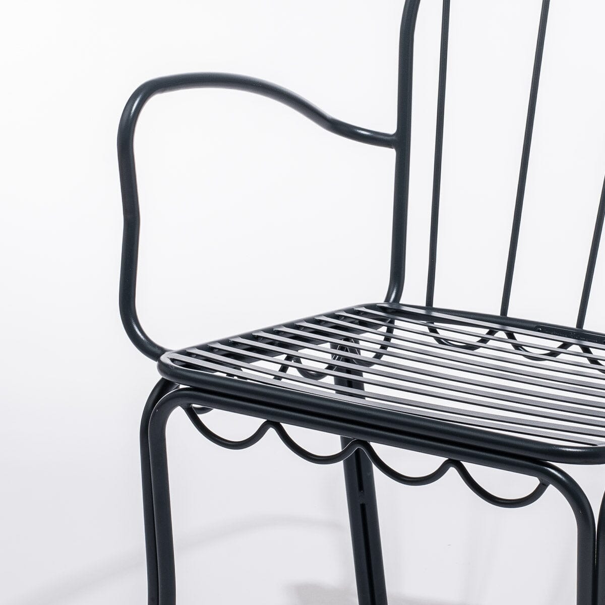 The Al Fresco Dining Chair - Vintage Black Al Fresco Dining Chair Business & Pleasure Co Aus