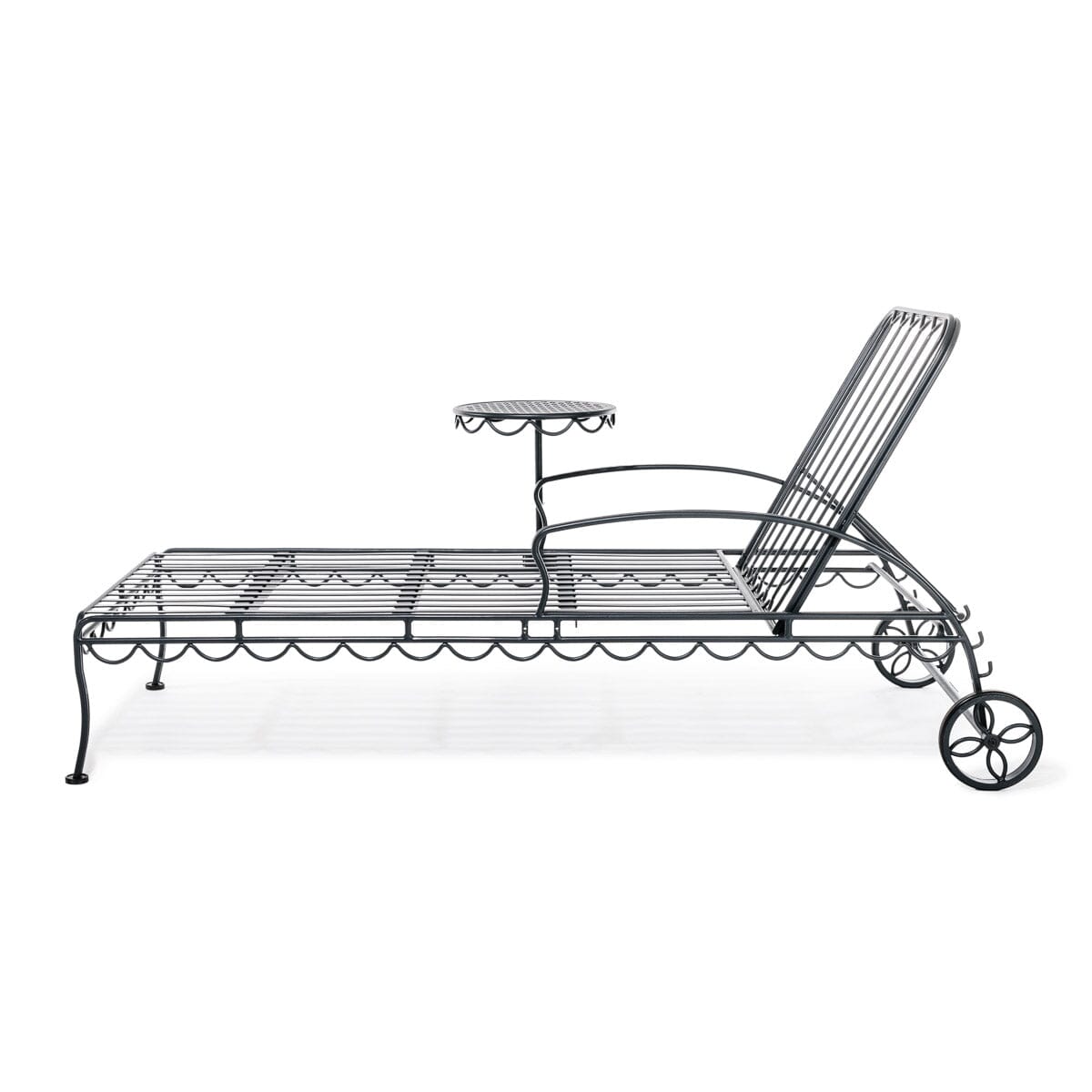 The Al Fresco Sun Lounger - Vintage Black Al Fresco Sun Lounger Business & Pleasure Co.