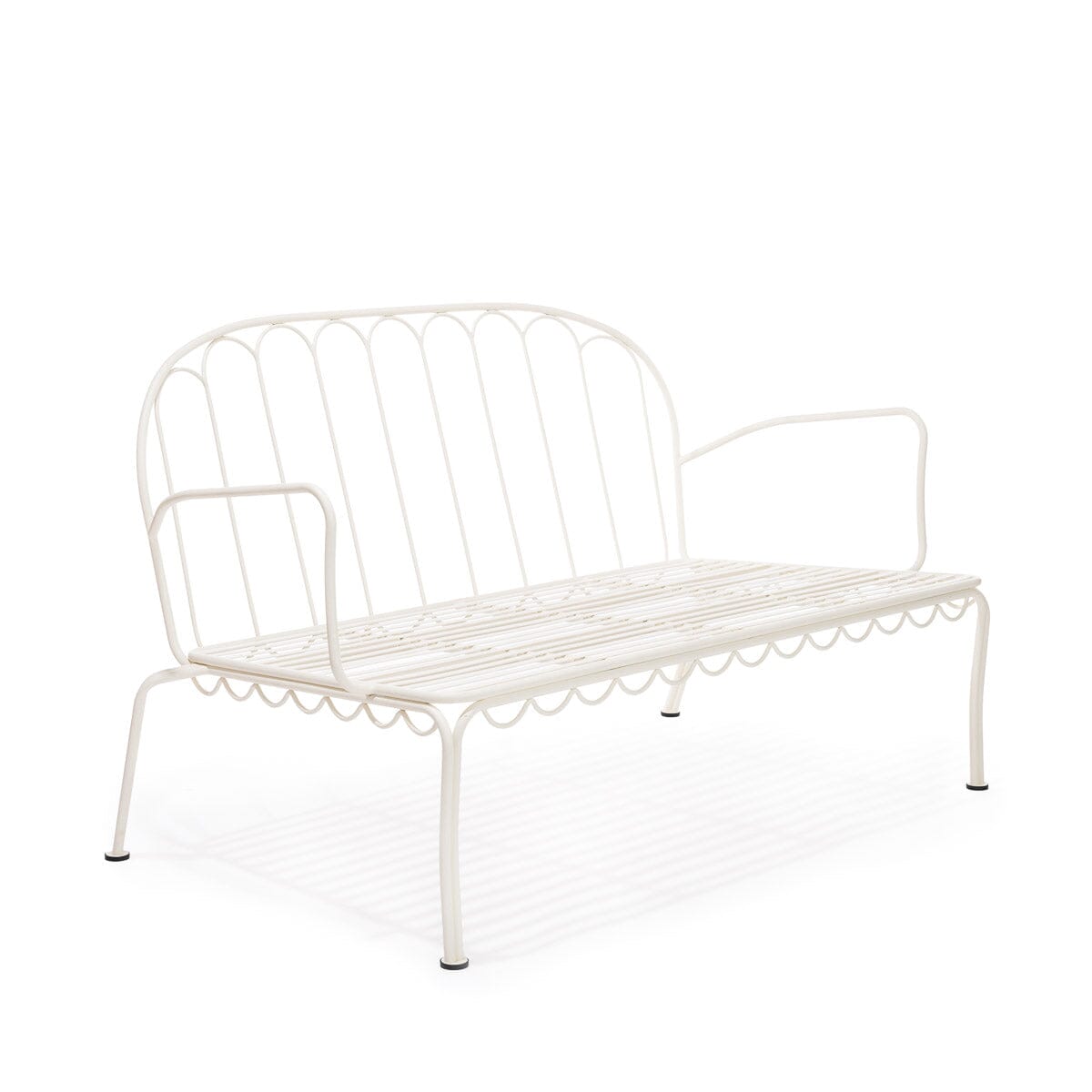 The Al Fresco Love Seat - Antique White Al Fresco Love Seat Business & Pleasure Co Aus