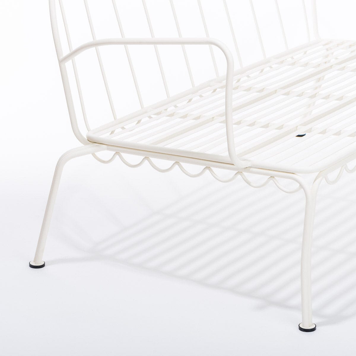 The Al Fresco Love Seat - Antique White Al Fresco Love Seat Business & Pleasure Co Aus