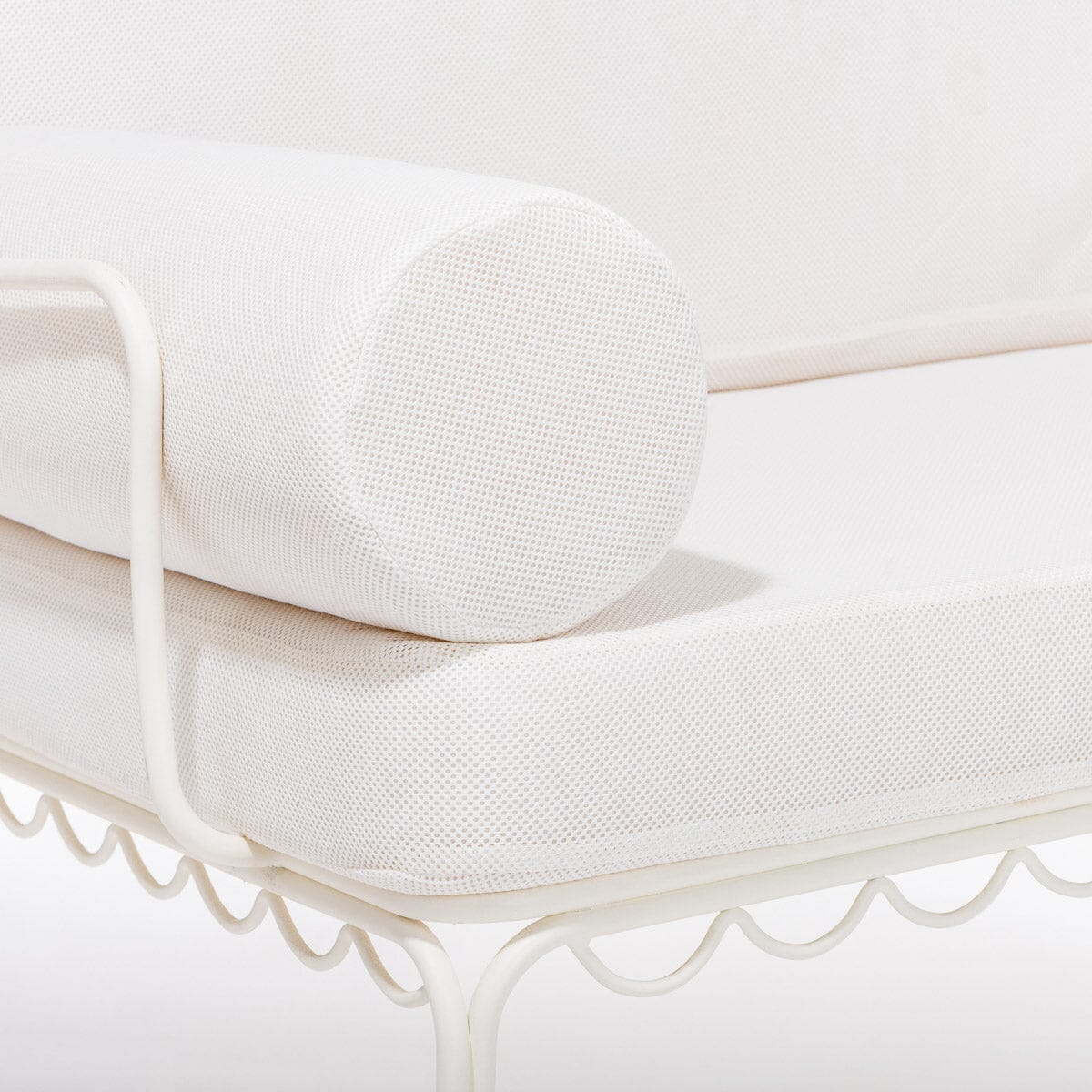 The Al Fresco Love Seat - Antique White Al Fresco Love Seat Business & Pleasure Co.