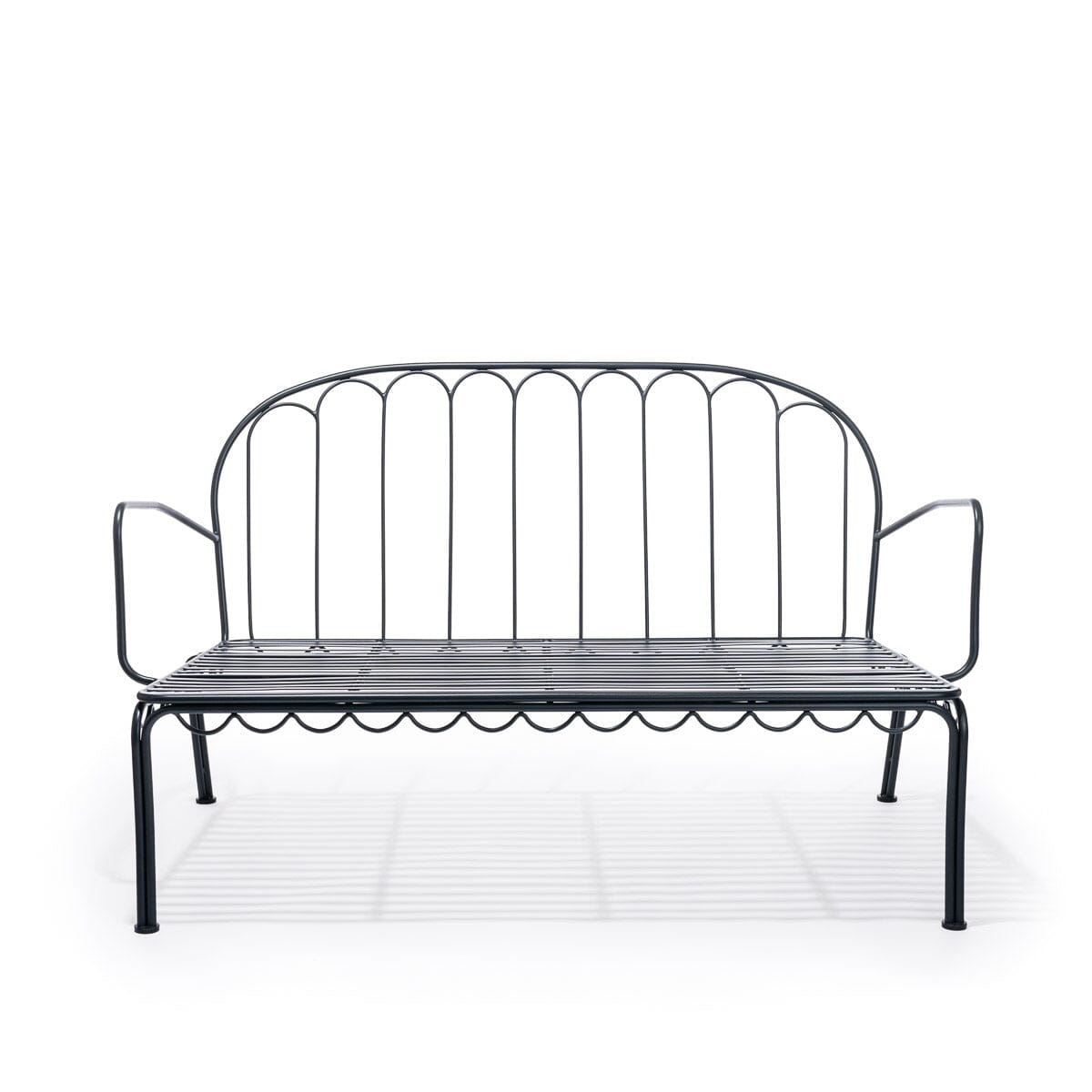 Product image of The Al Fresco Love Seat - Vintage Black Al Fresco Love Seat Business & Pleasure Co Aus