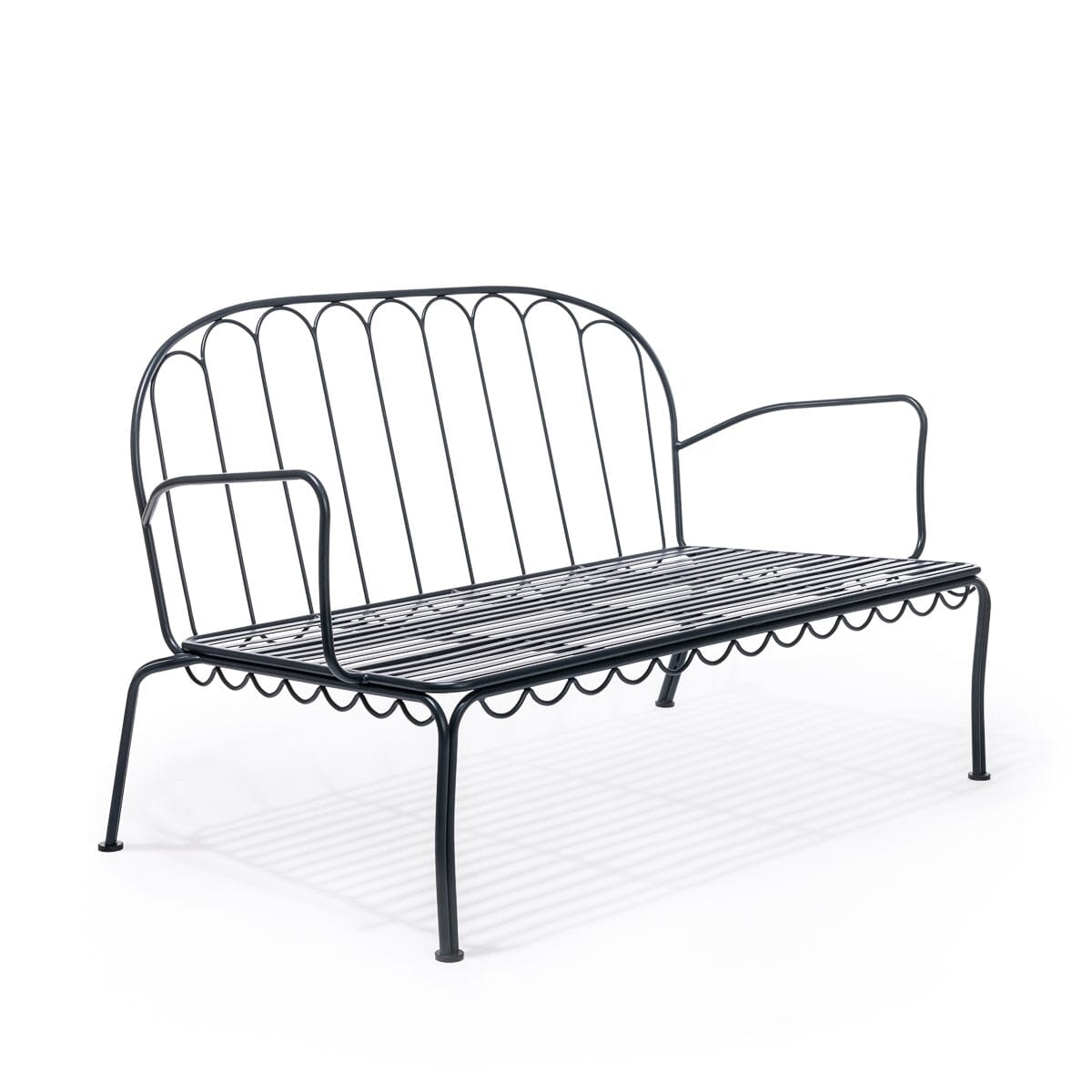 The Al Fresco Love Seat - Vintage Black Al Fresco Love Seat Business & Pleasure Co Aus 