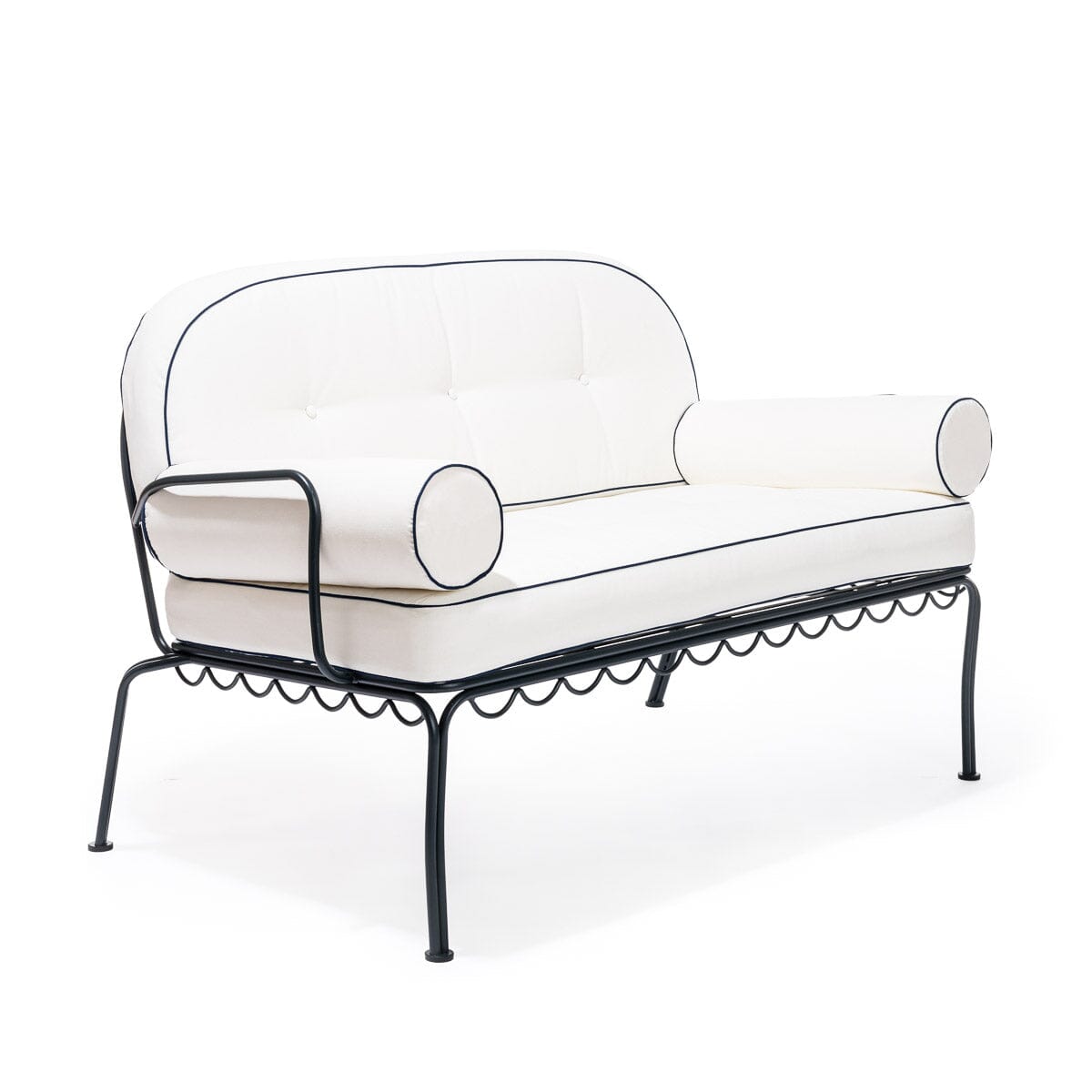The Al Fresco Love Seat - Vintage Black Al Fresco Love Seat Business & Pleasure Co Aus