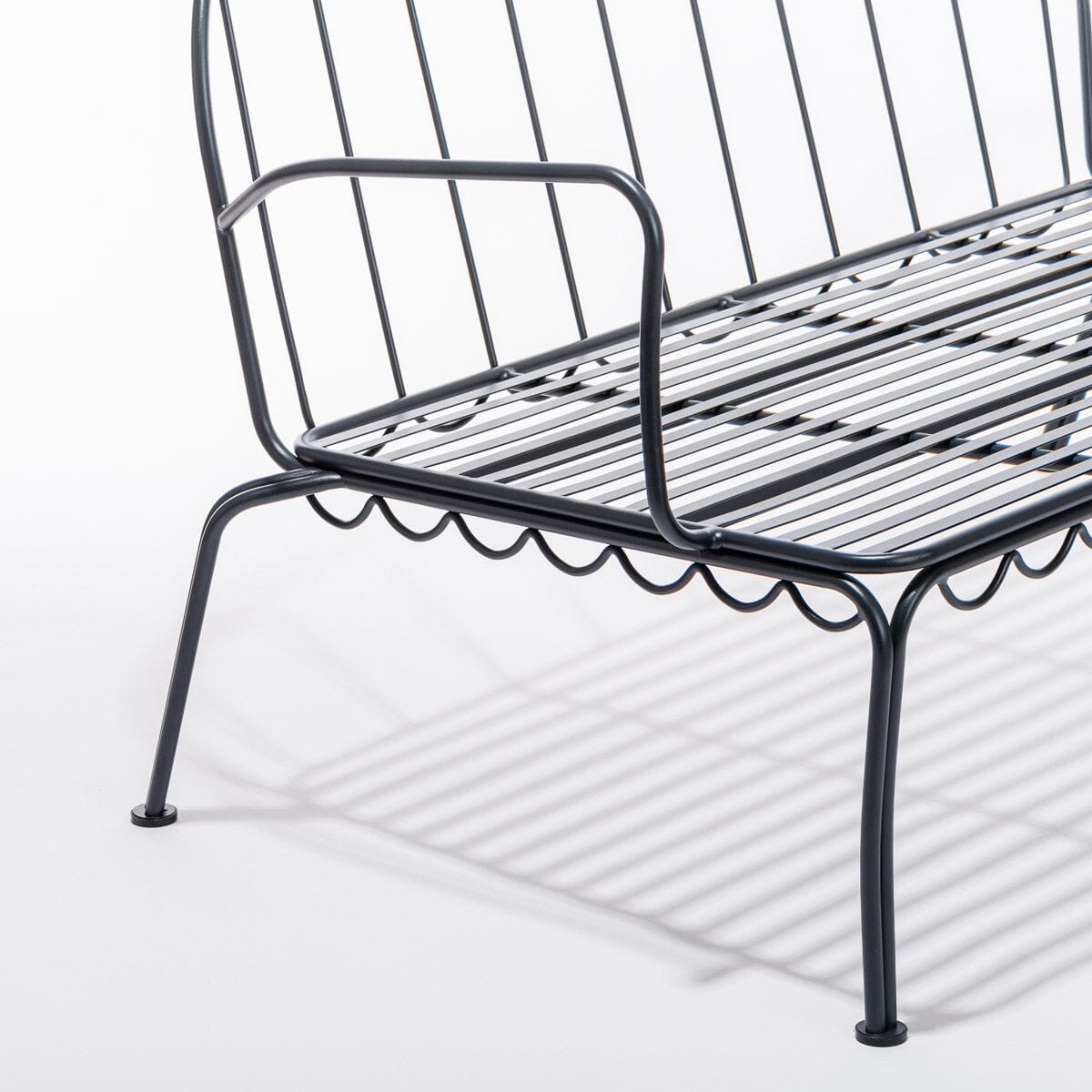The Al Fresco Love Seat - Vintage Black Al Fresco Love Seat Business & Pleasure Co Aus