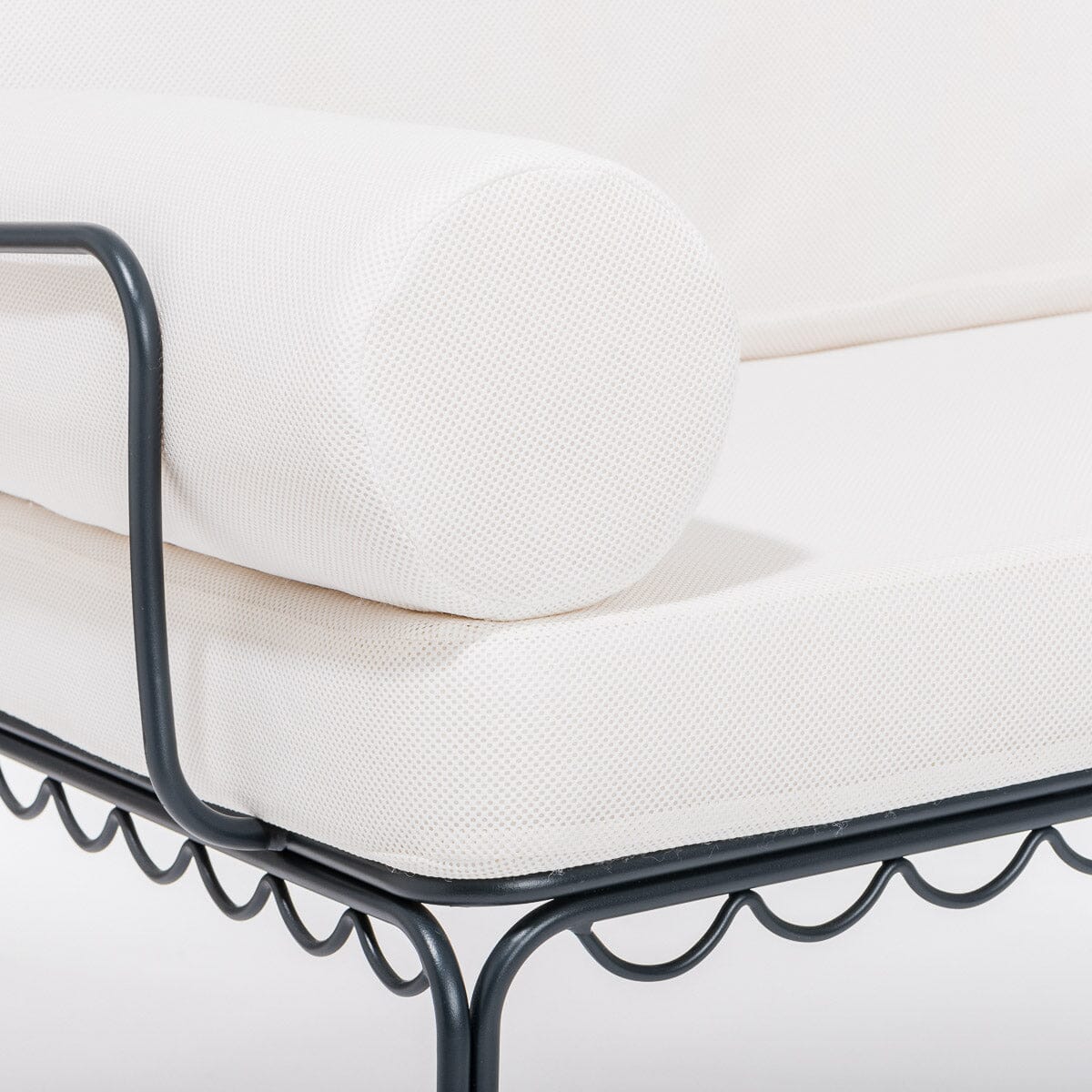 The Al Fresco Love Seat - Vintage Black Al Fresco Love Seat Business & Pleasure Co.