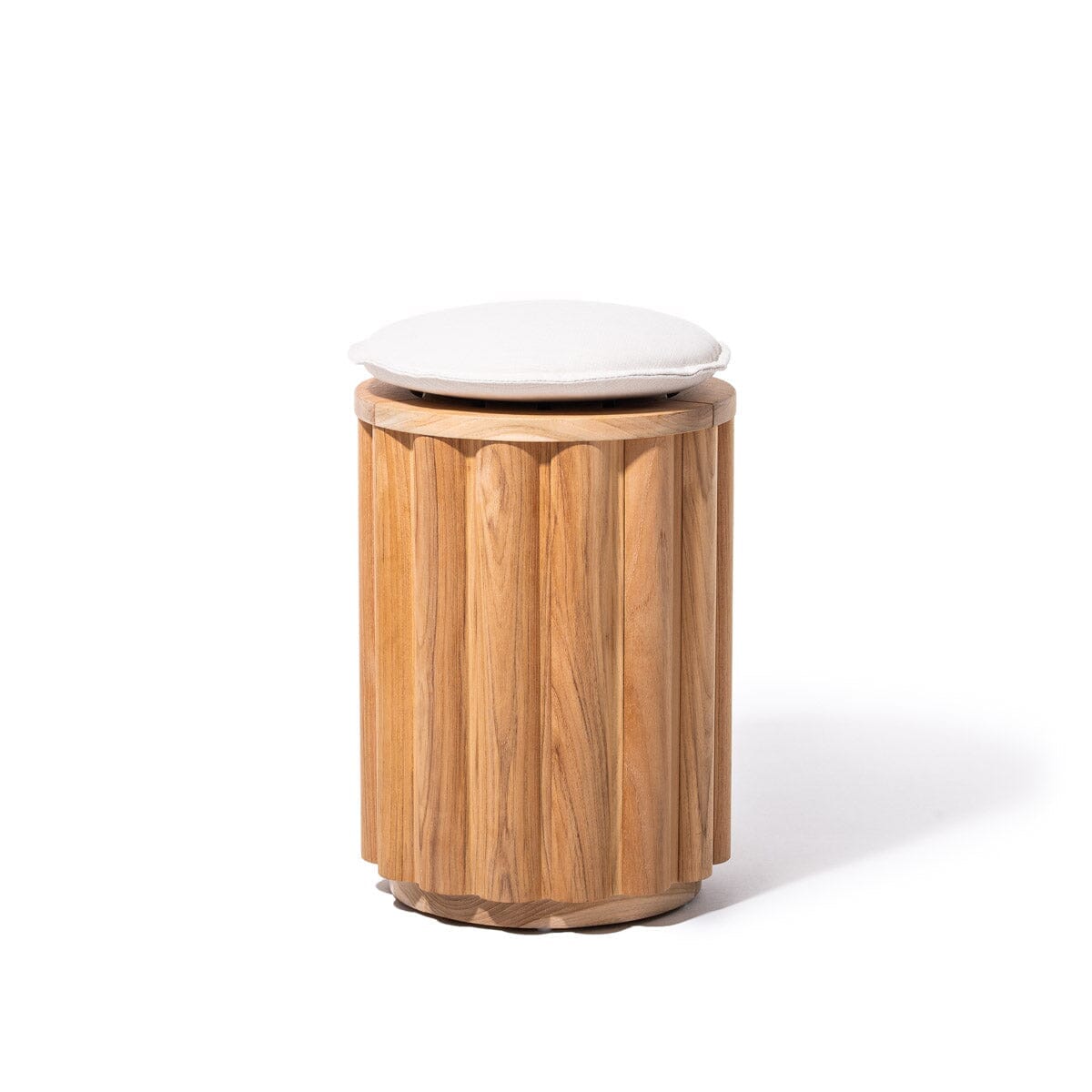The Daisy Stool - Teakwood Daisy Stool Cushion Business & Pleasure Co Aus