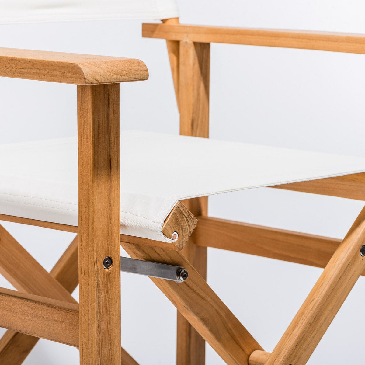 The Directors Chair - Table Height - Antique White Directors Chair Businessandpleasureco.com.au