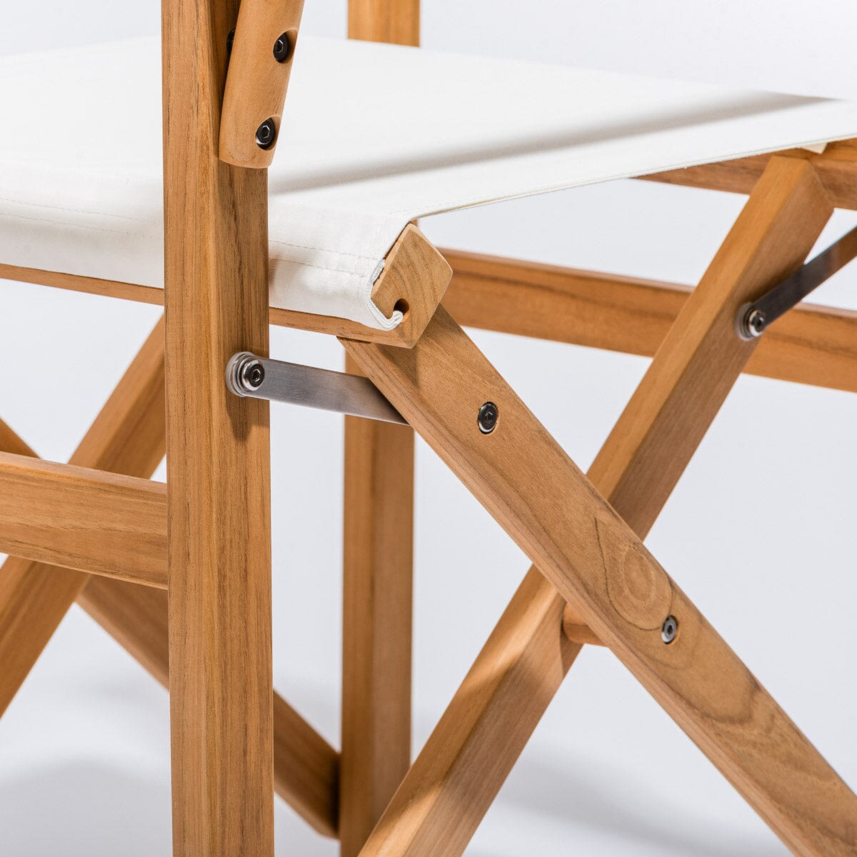 The Directors Chair - Table Height - Antique White Directors Chair Businessandpleasureco.com.au
