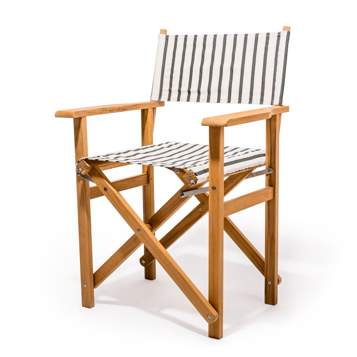 Product image of The Directors Chair - Table Height - Monaco Black Stripe Directors Chair Business & Pleasure Co Aus
